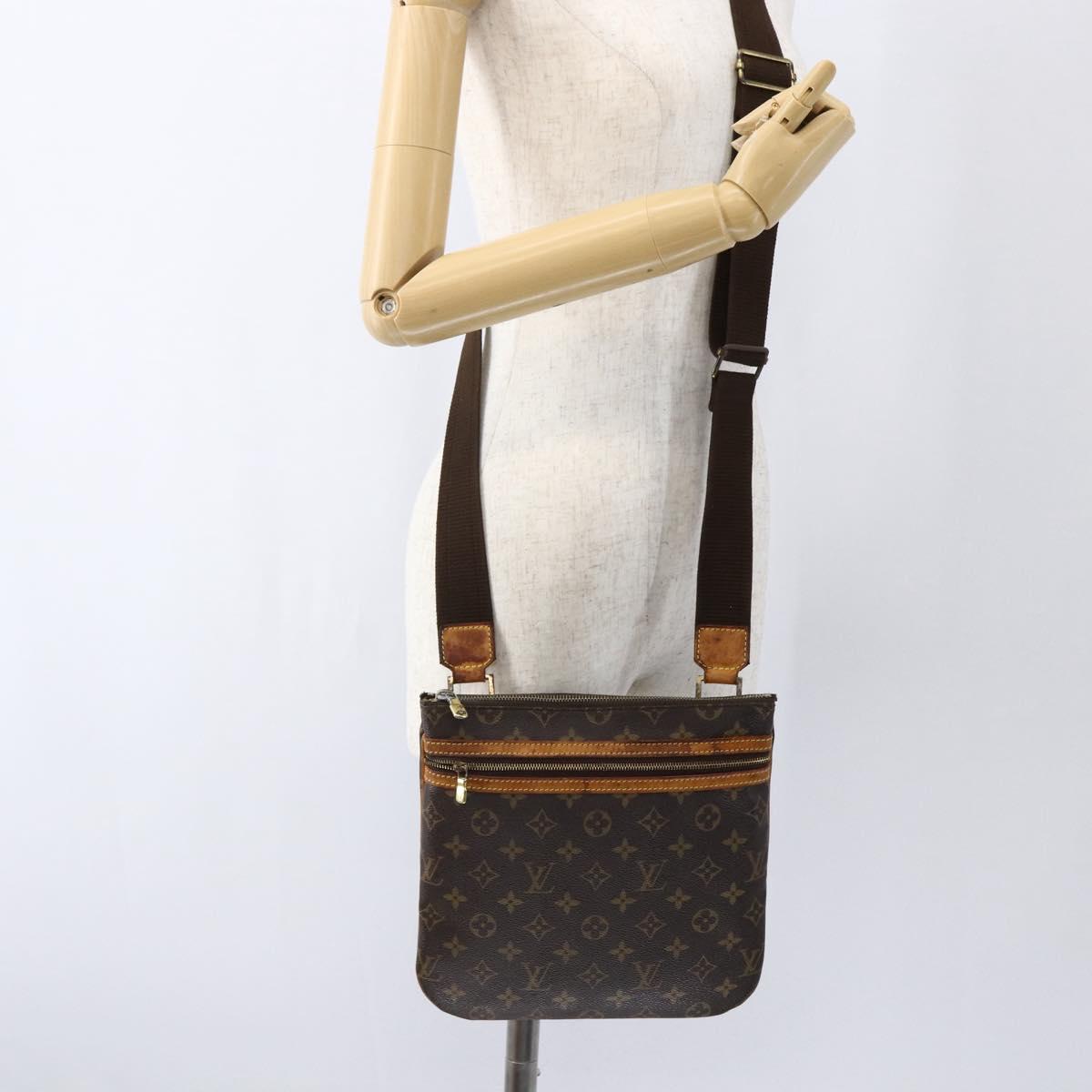 LOUIS VUITTON Monogram Pochette Bosphore Shoulder Bag M40044 LV Auth ep13462