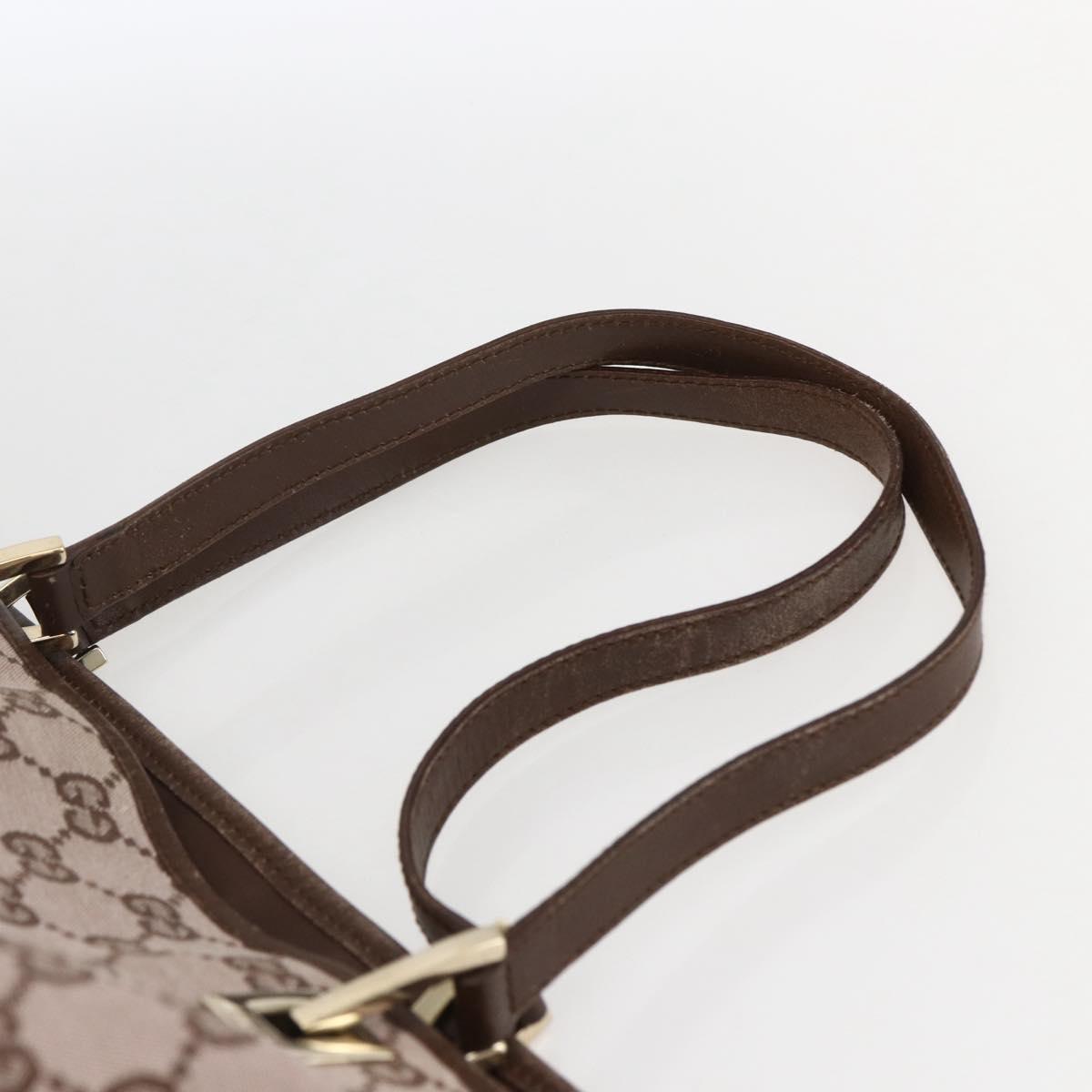 GUCCI GG Canvas Tote Bag Pink Gold 002 1097 Auth ep13463
