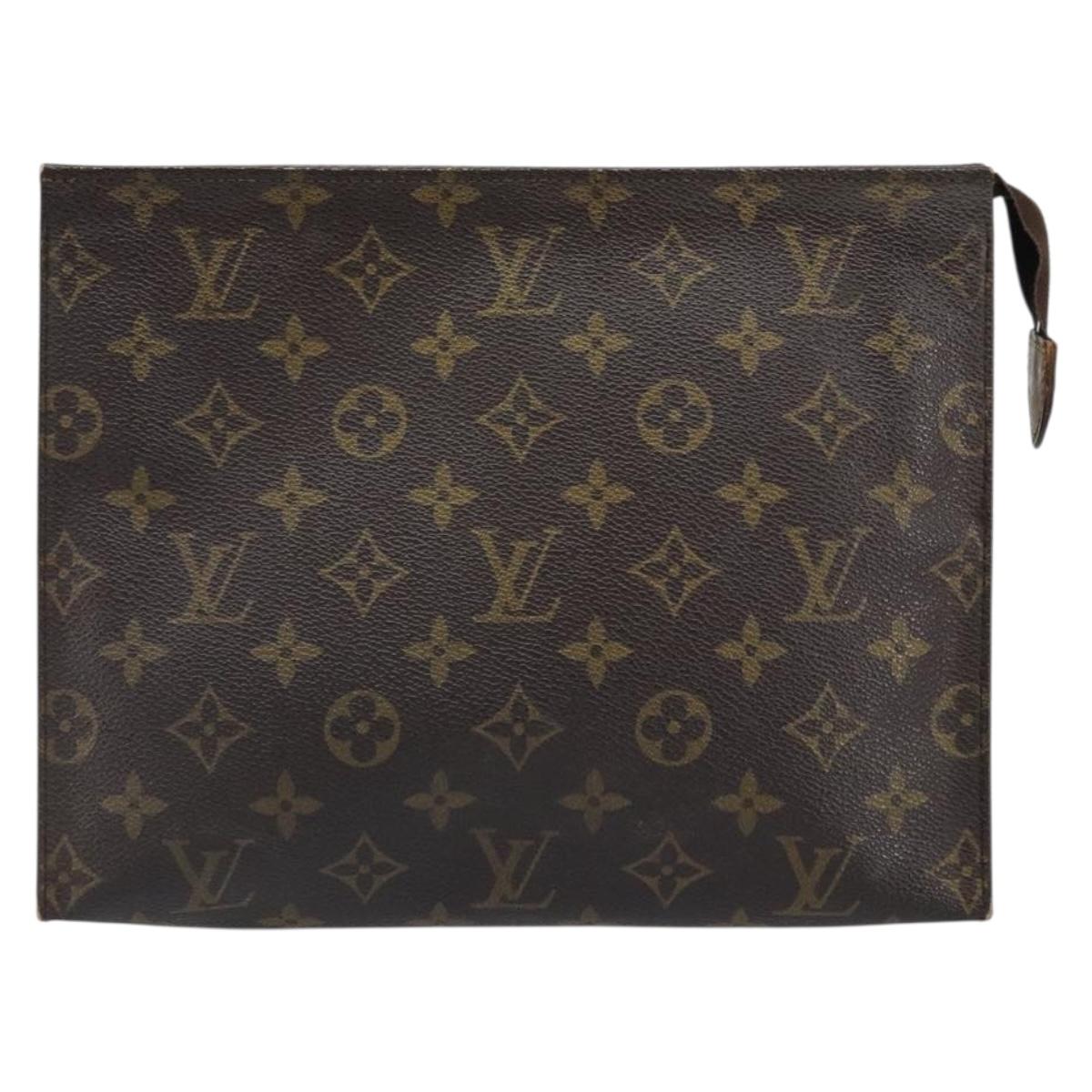 LOUIS VUITTON Monogram Poche Toilette 26 Pouch M47542 LV Auth ep13470