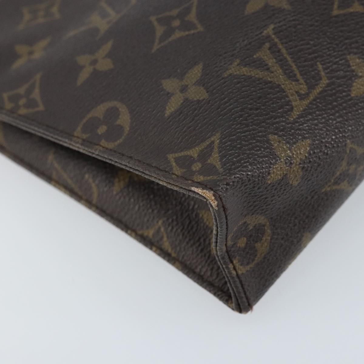 LOUIS VUITTON Monogram Poche Toilette 26 Pouch M47542 LV Auth ep13470