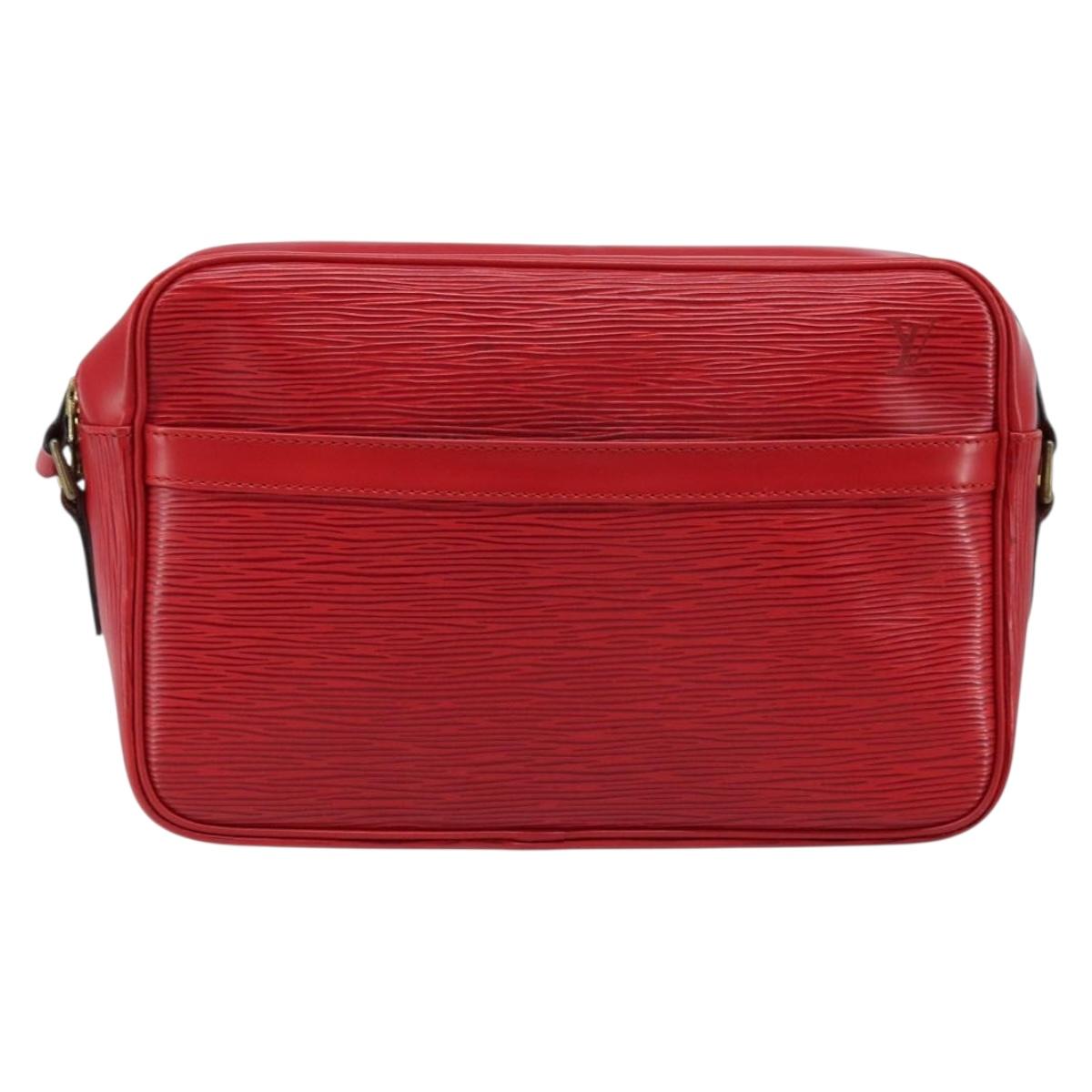 LOUIS VUITTON Epi Trocadero 27 Shoulder Bag Red M52317 LV Auth ep13476