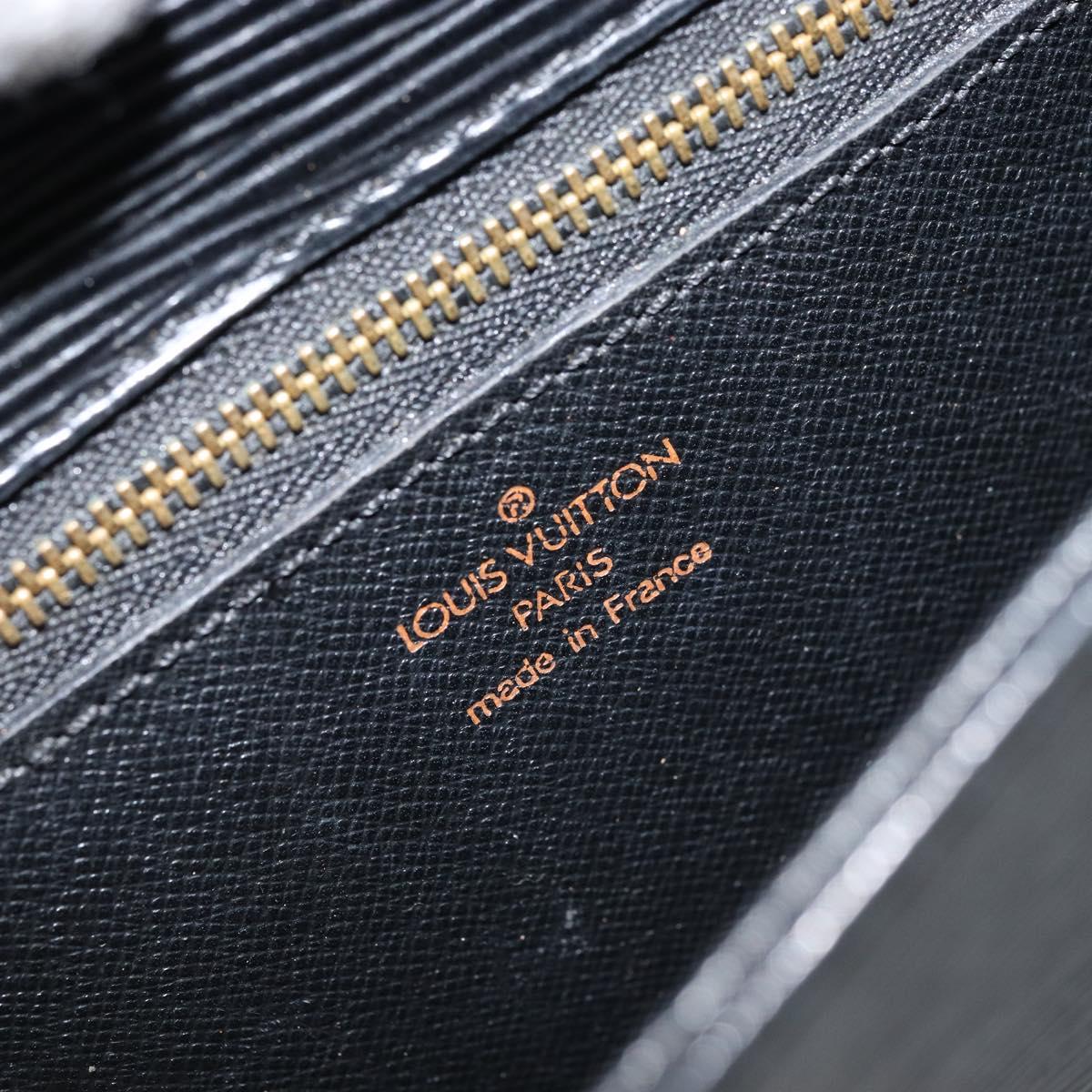 LOUIS VUITTON Epi Saint Cloud GM Shoulder Bag Black Noir M52192 LV Auth ep13485