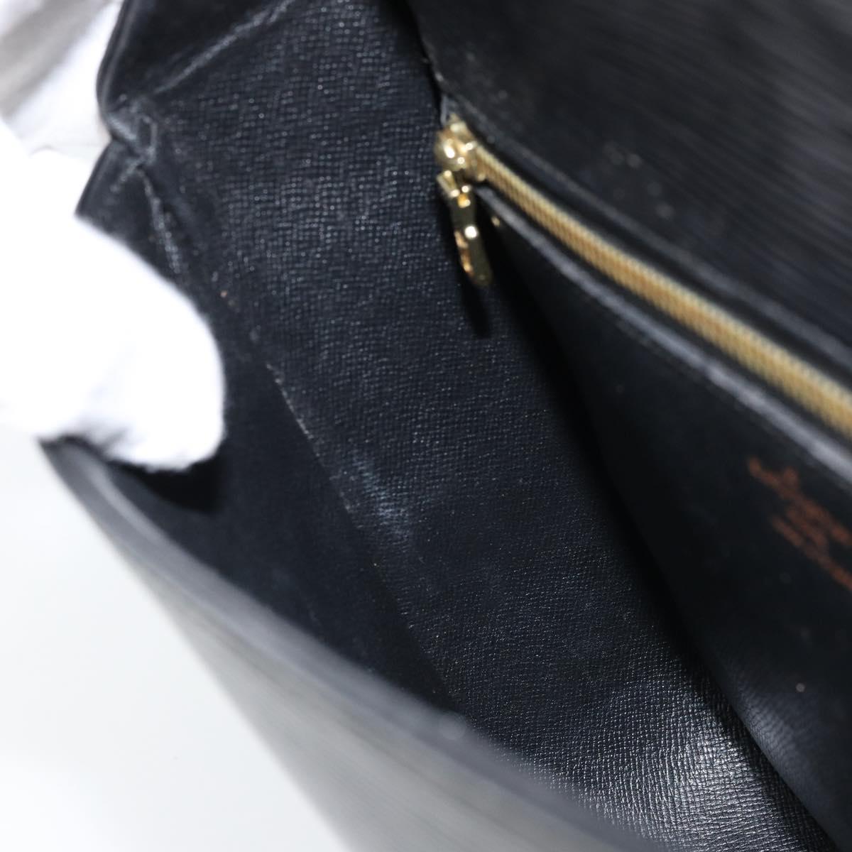 LOUIS VUITTON Epi Saint Cloud GM Shoulder Bag Black Noir M52192 LV Auth ep13485