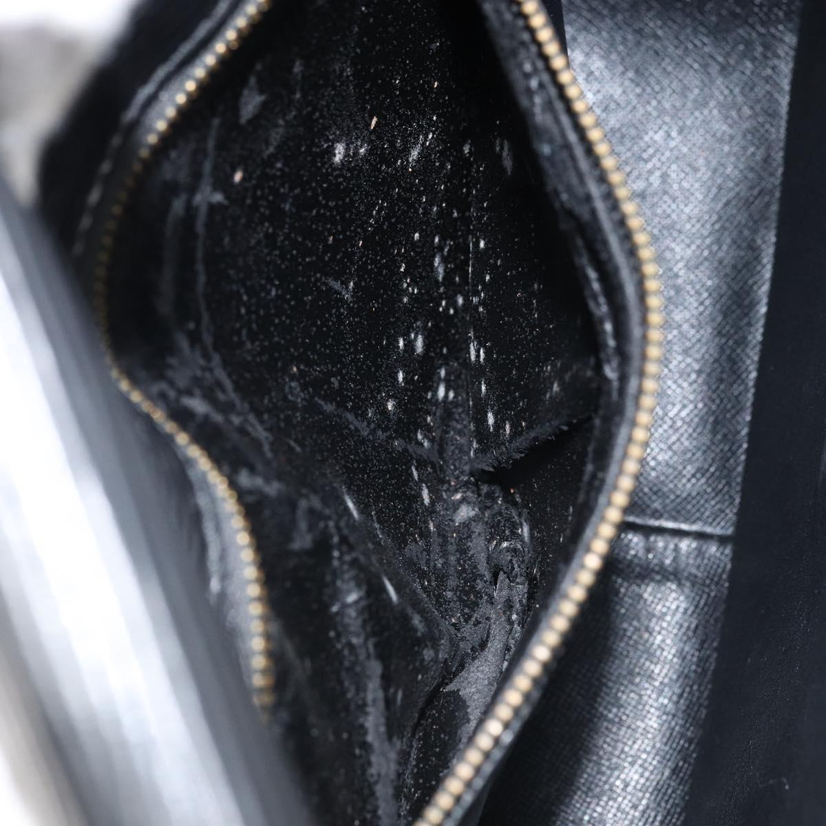 LOUIS VUITTON Epi Saint Cloud GM Shoulder Bag Black Noir M52192 LV Auth ep13485