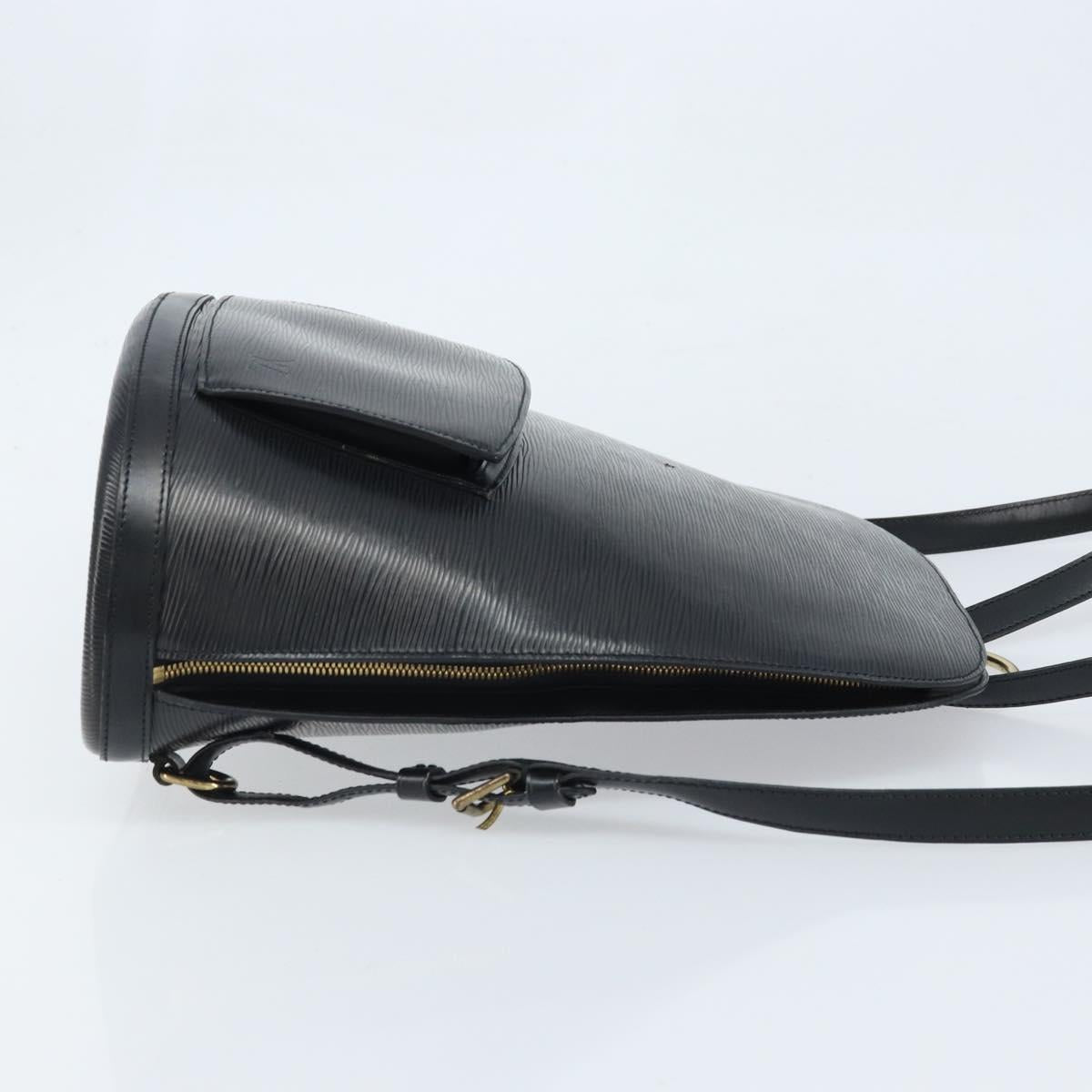 LOUIS VUITTON Epi Gobelins Backpack Black M52292 LV Auth ep13491