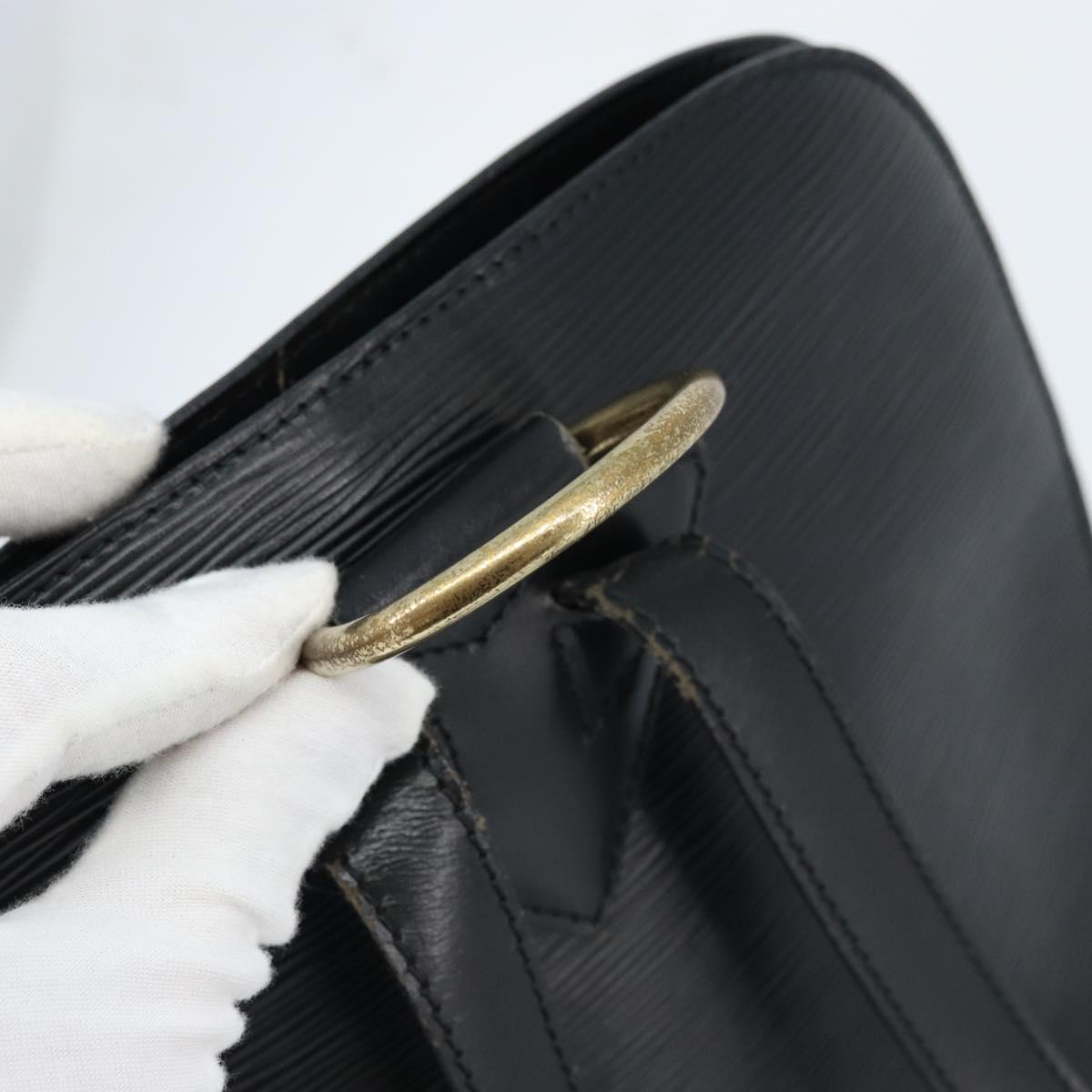 LOUIS VUITTON Epi Gobelins Backpack Black M52292 LV Auth ep13491