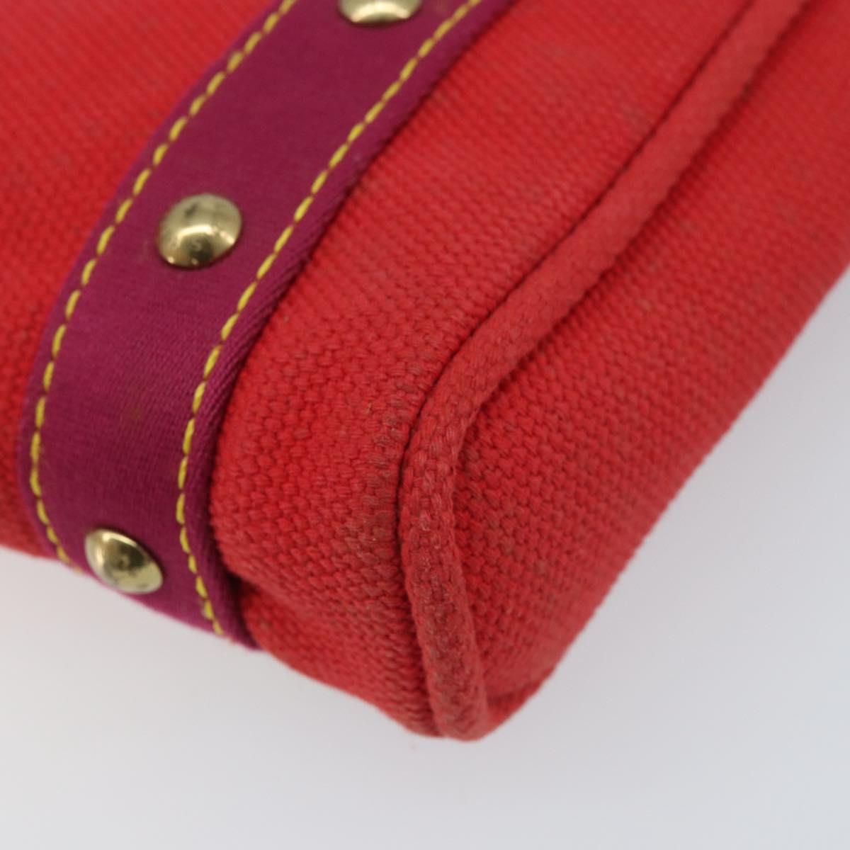 LOUIS VUITTON Antigua Cabas PM Hand Bag Rouge M40037 LV Auth ep13500