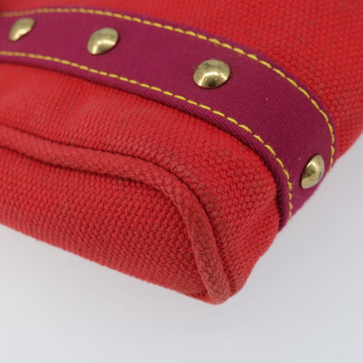 LOUIS VUITTON Antigua Cabas PM Hand Bag Rouge M40037 LV Auth ep13500