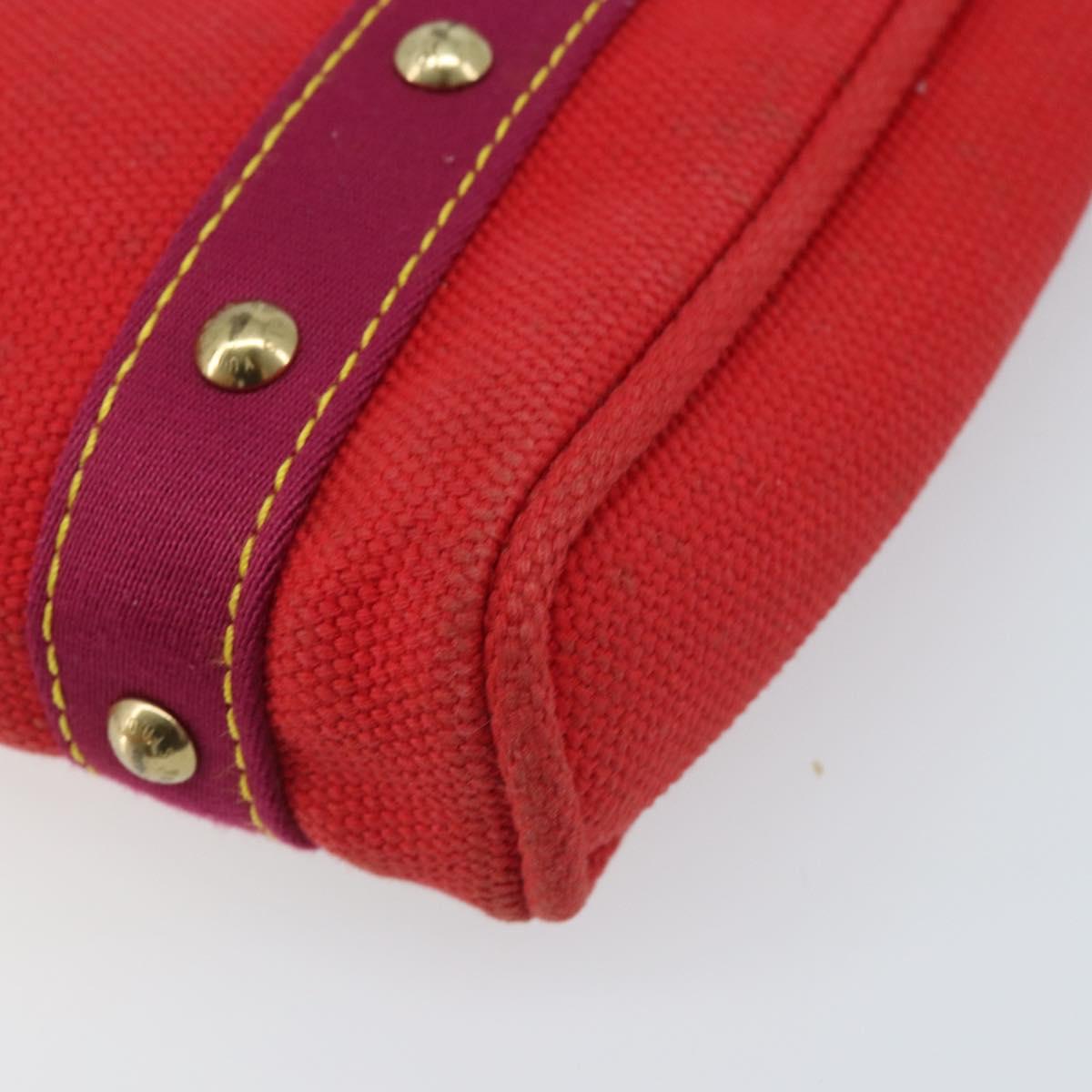 LOUIS VUITTON Antigua Cabas PM Hand Bag Rouge M40037 LV Auth ep13500