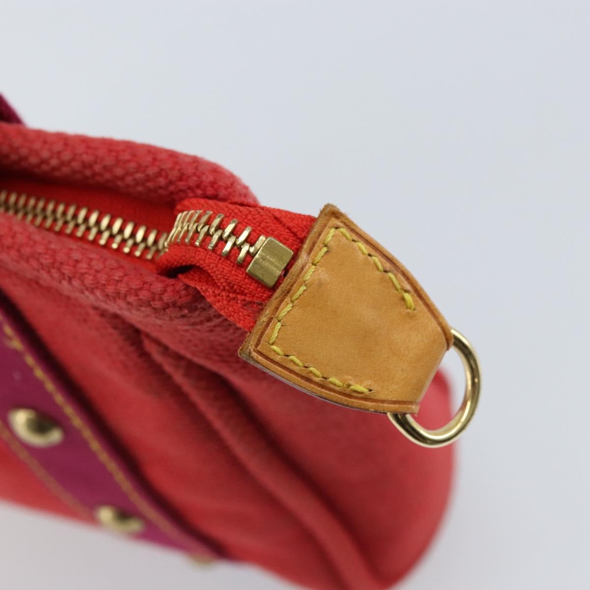 LOUIS VUITTON Antigua Cabas PM Hand Bag Rouge M40037 LV Auth ep13500