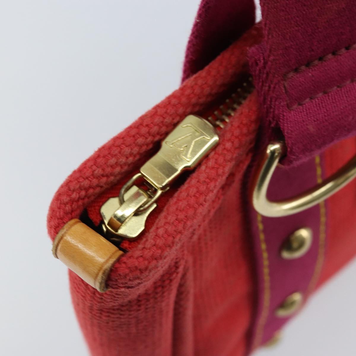 LOUIS VUITTON Antigua Cabas PM Hand Bag Rouge M40037 LV Auth ep13500