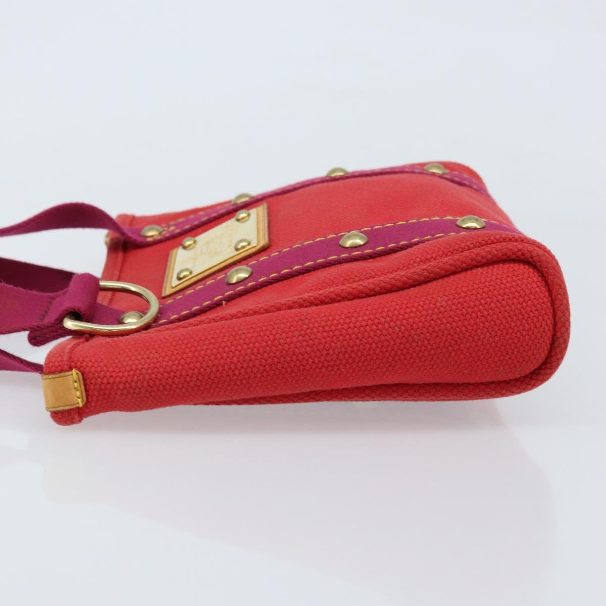 LOUIS VUITTON Antigua Cabas PM Hand Bag Rouge M40037 LV Auth ep13500