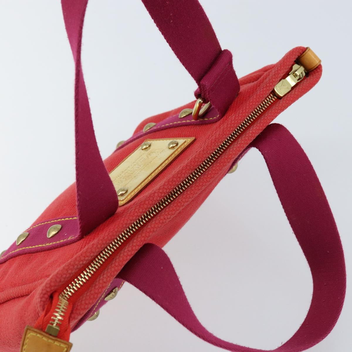 LOUIS VUITTON Antigua Cabas PM Hand Bag Rouge M40037 LV Auth ep13500