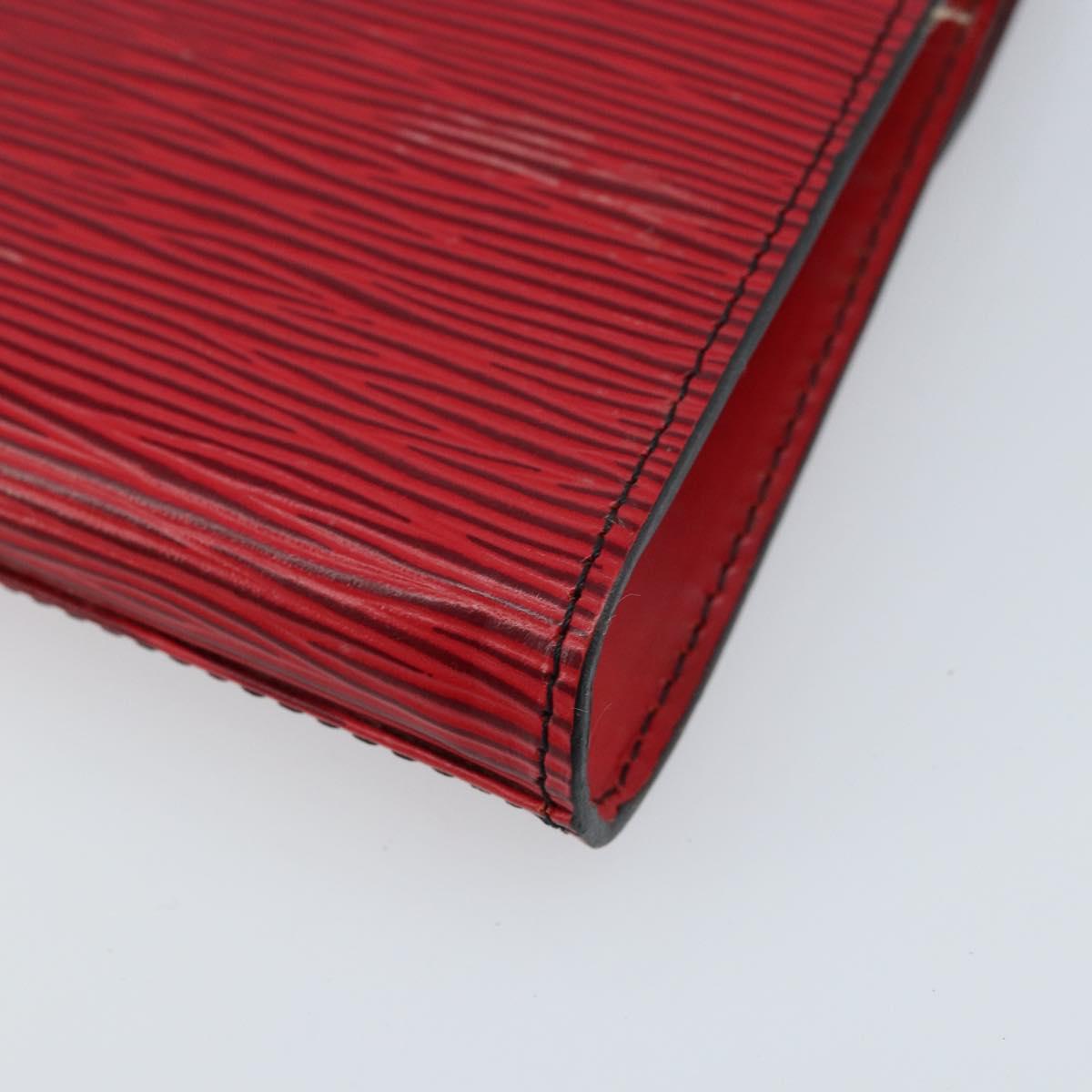 LOUIS VUITTON Epi Art Deco Clutch Bag Red M52637 LV Auth ep13508
