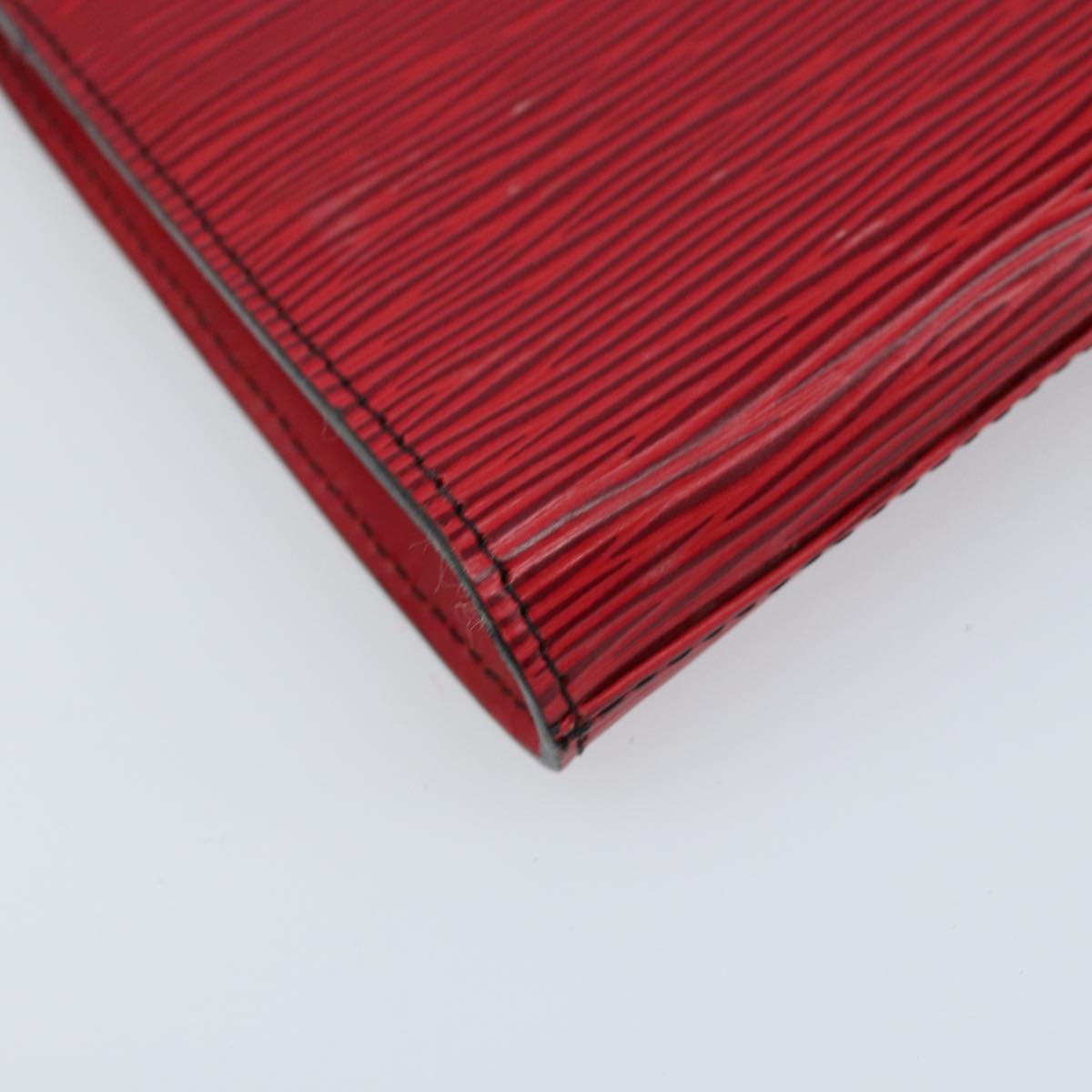 LOUIS VUITTON Epi Art Deco Clutch Bag Red M52637 LV Auth ep13508