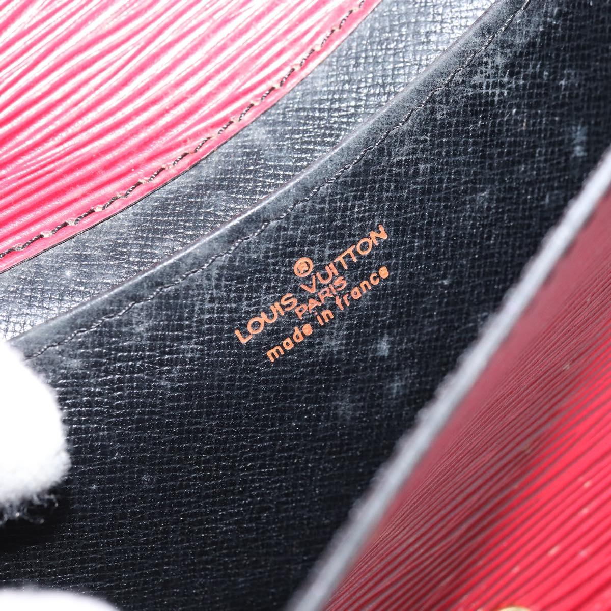 LOUIS VUITTON Epi Art Deco Clutch Bag Red M52637 LV Auth ep13508