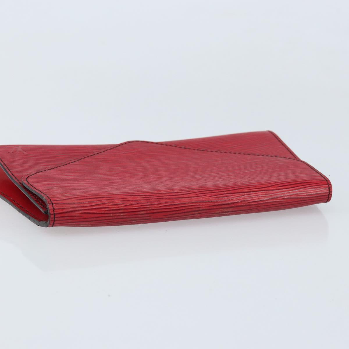 LOUIS VUITTON Epi Art Deco Clutch Bag Red M52637 LV Auth ep13508