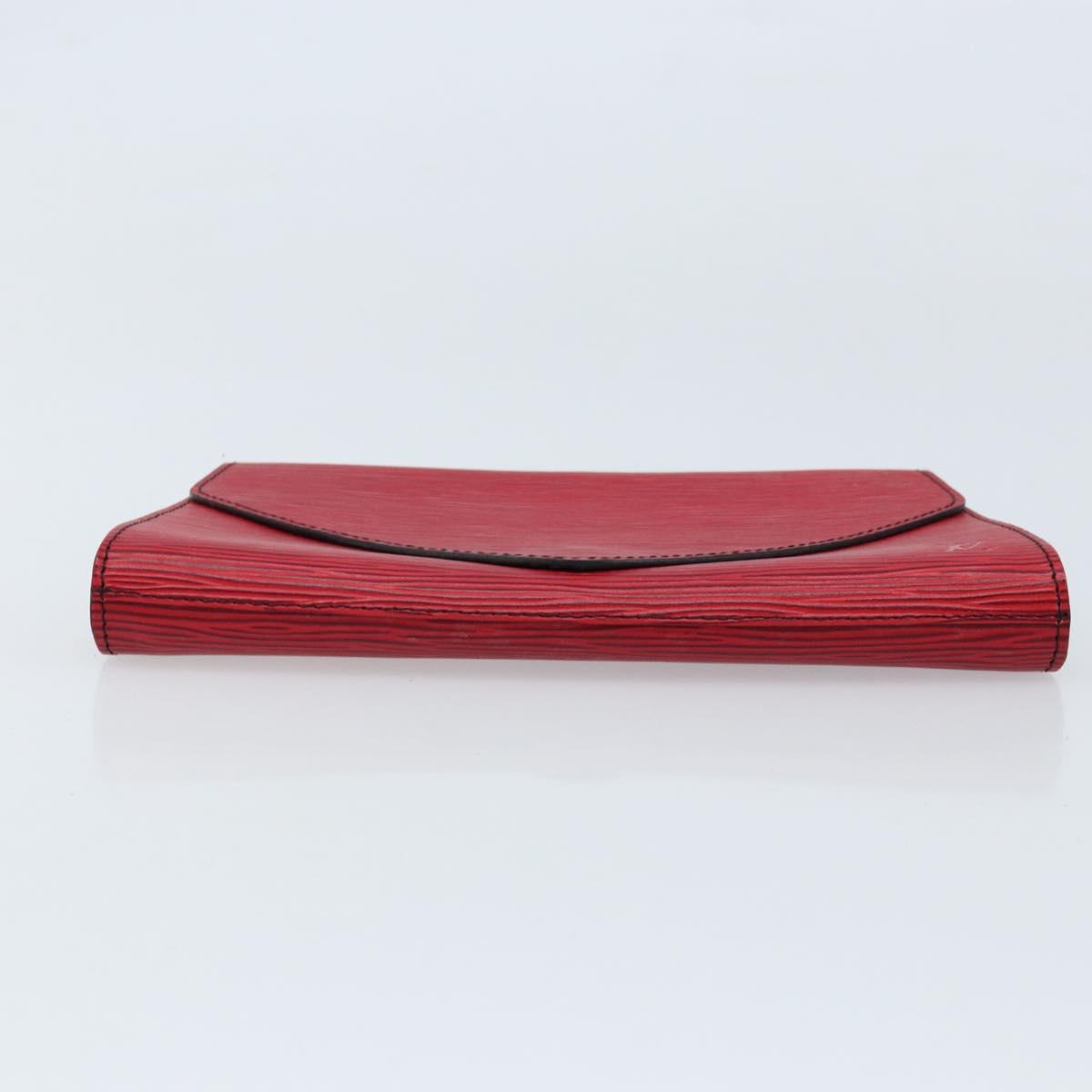 LOUIS VUITTON Epi Art Deco Clutch Bag Red M52637 LV Auth ep13508