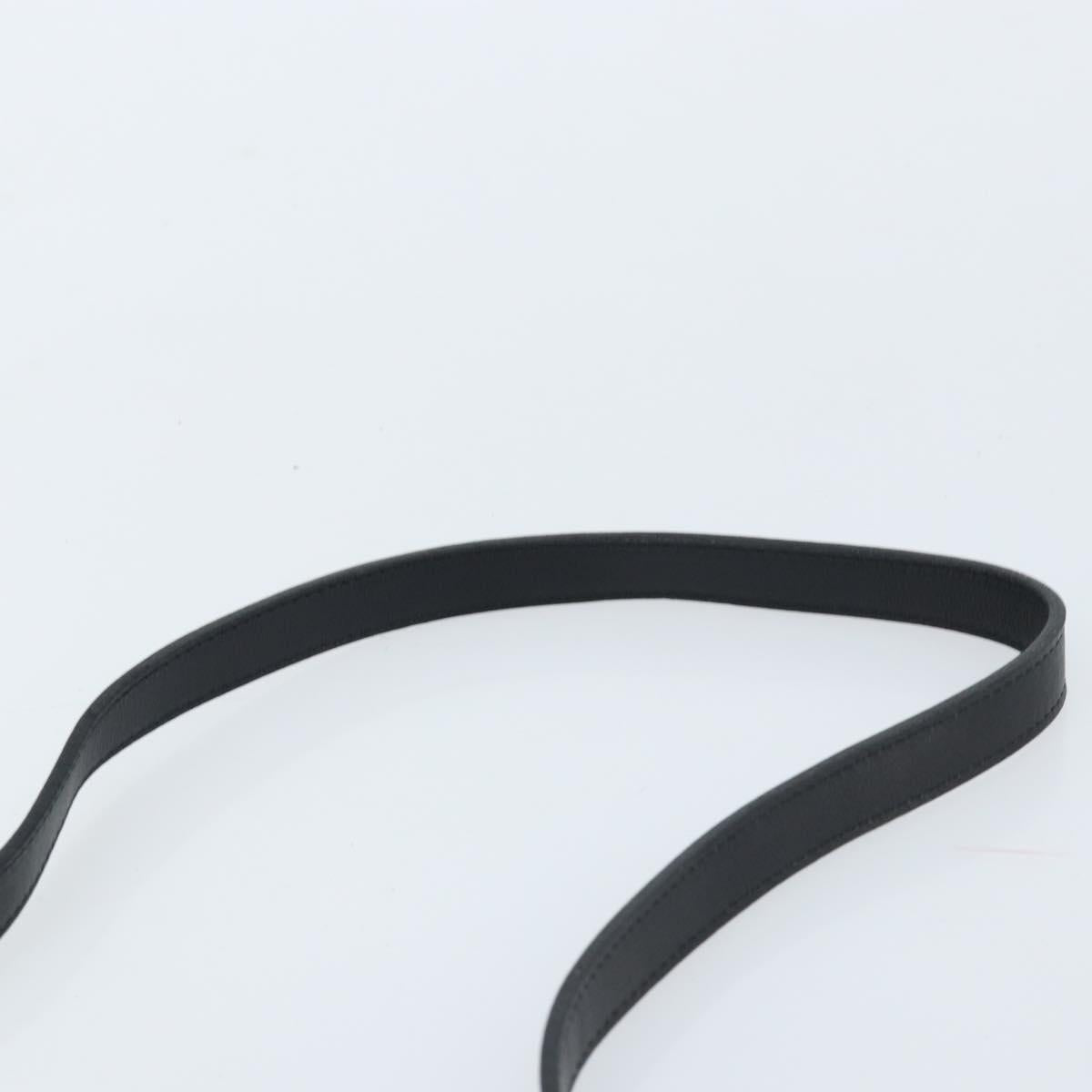 Burberrys Hand Bag Leather 2way Black Silver Auth ep13509