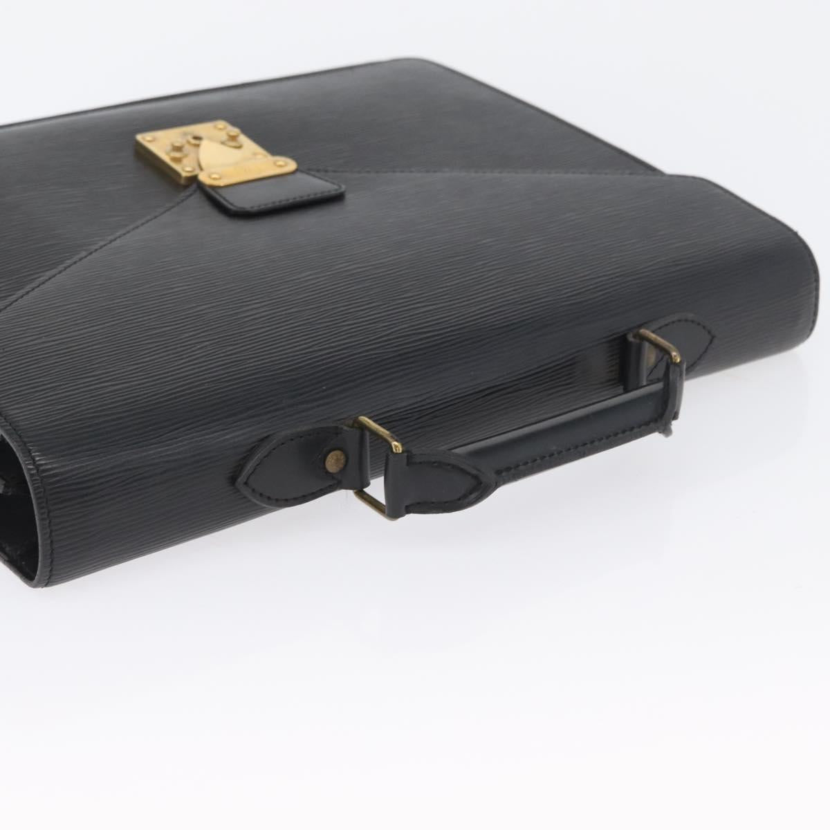 LOUIS VUITTON Epi Serviette Conseiller Briefcase Black M54422 LV Auth ep13510