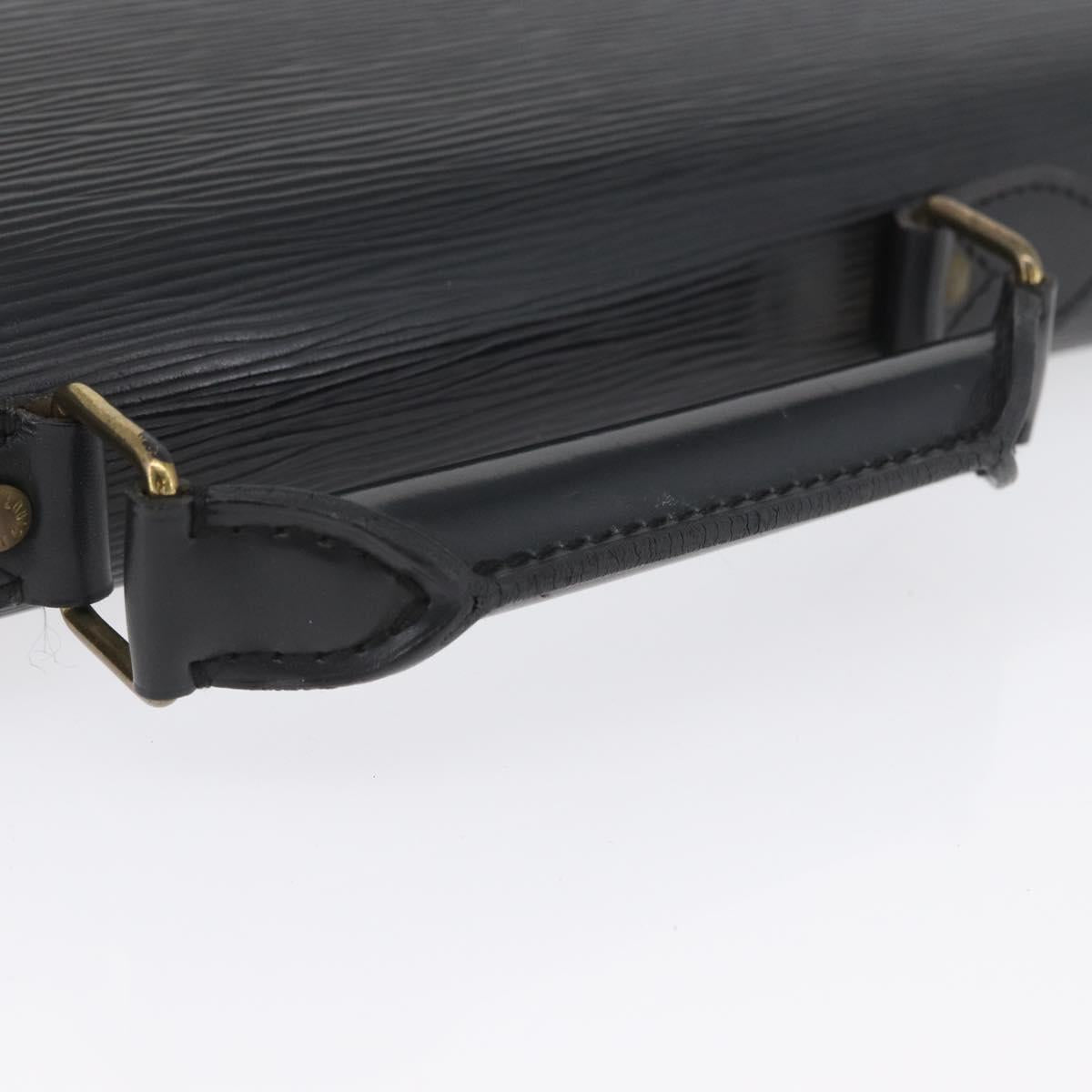 LOUIS VUITTON Epi Serviette Conseiller Briefcase Black M54422 LV Auth ep13510