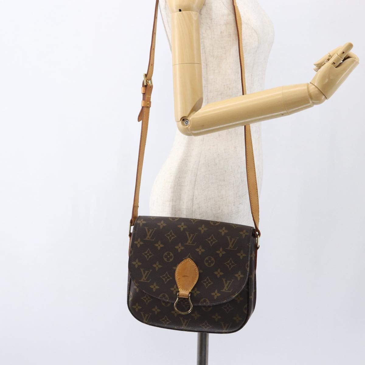 LOUIS VUITTON Monogram Saint Cloud GM Shoulder Bag M51242 LV Auth ep13513