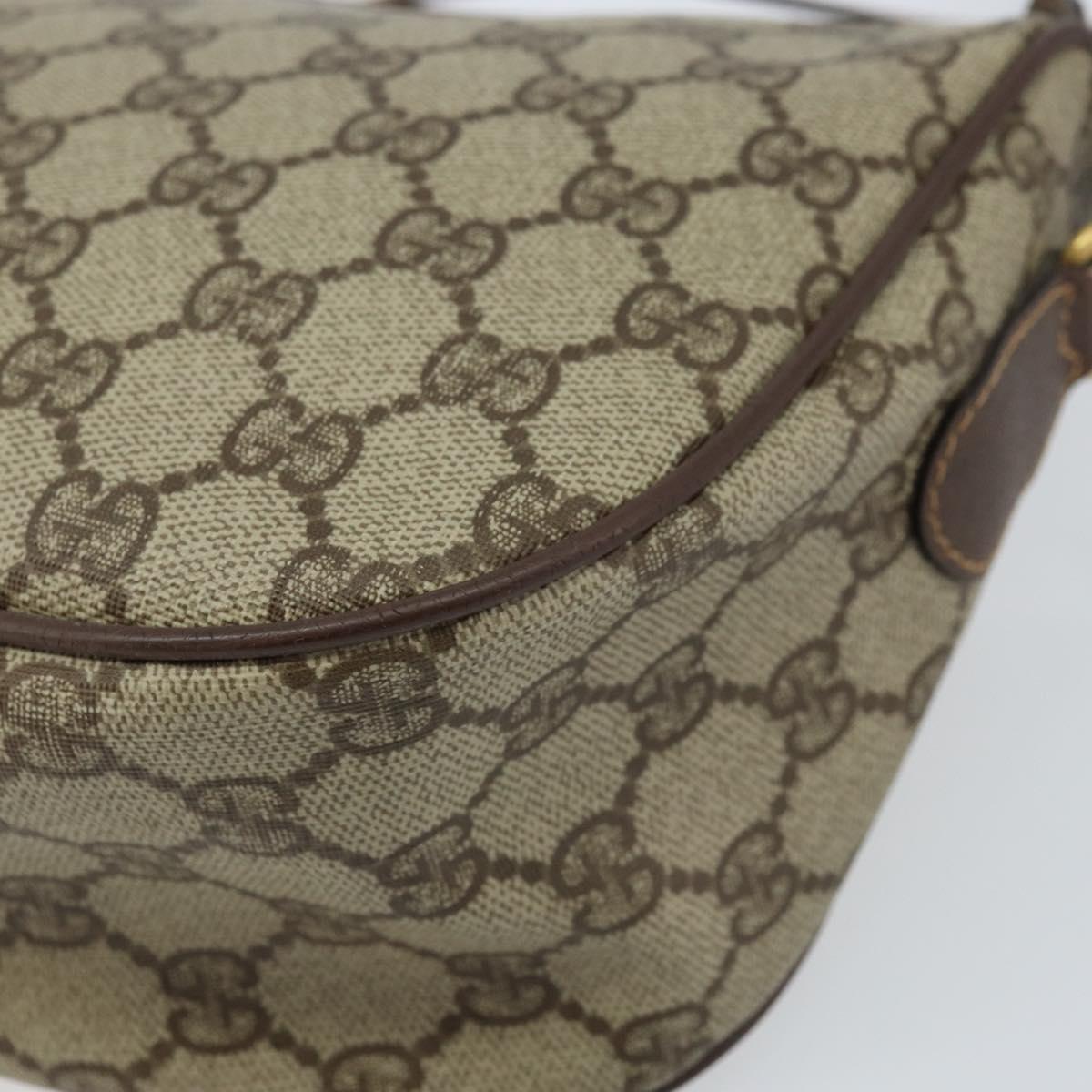 GUCCI GG Supreme Web Sherry Line Bag PVC Beige 001 123 6177 002 Auth ep13516