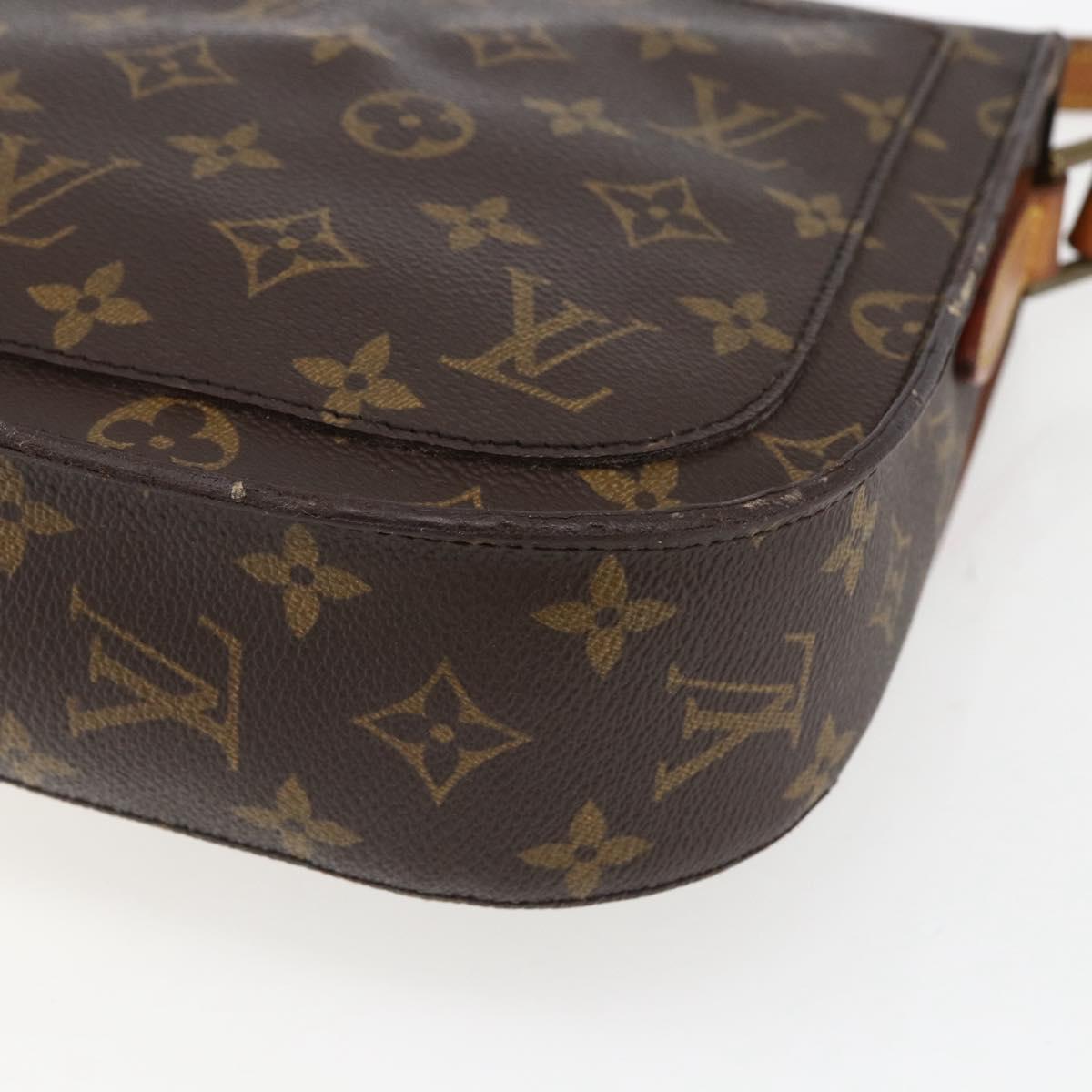 LOUIS VUITTON Monogram Saint Cloud GM Shoulder Bag M51242 LV Auth ep13519