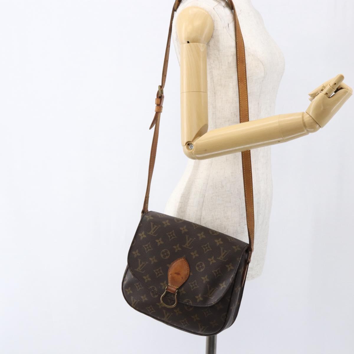 LOUIS VUITTON Monogram Saint Cloud GM Shoulder Bag M51242 LV Auth ep13519