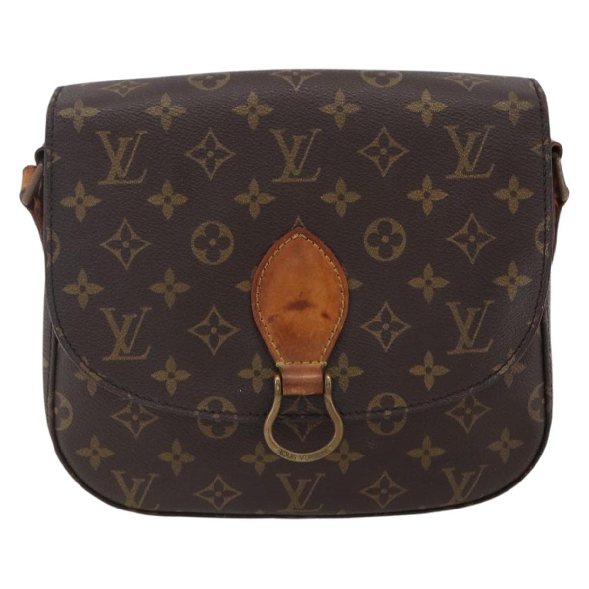 LOUIS VUITTON Monogram Saint Cloud GM Shoulder Bag M51242 LV Auth ep13519