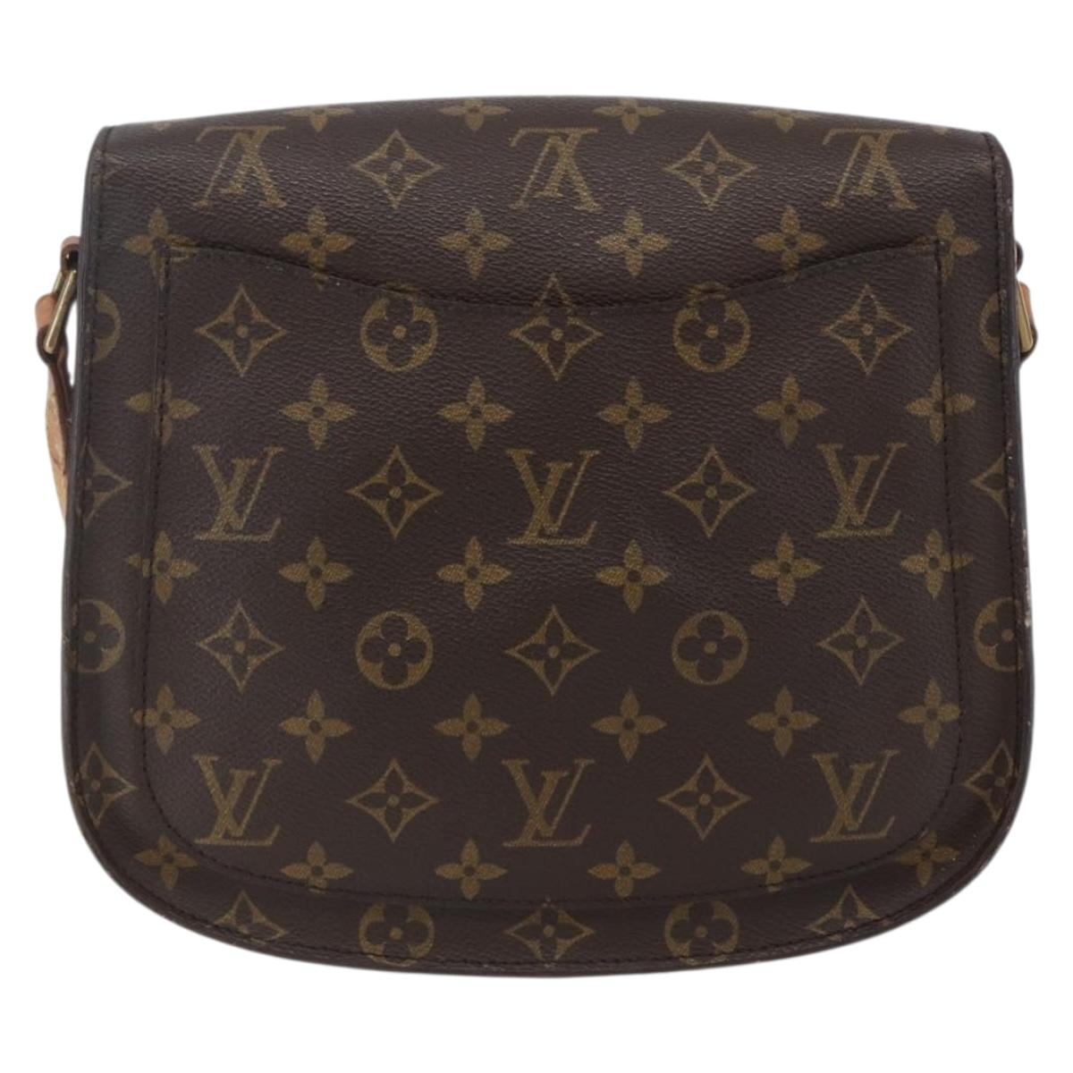 LOUIS VUITTON Monogram Saint Cloud GM Shoulder Bag M51242 LV Auth ep13519