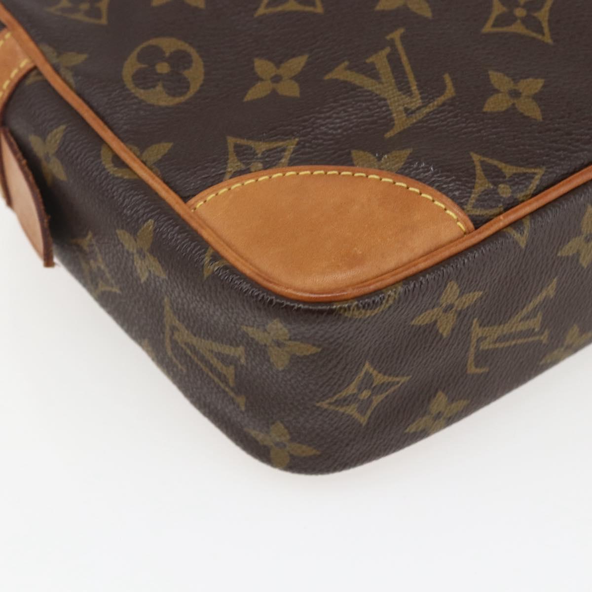 LOUIS VUITTON Monogram Compiegne 28 Clutch Bag M51845 LV Auth ep13521