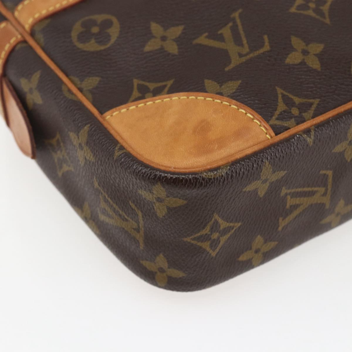LOUIS VUITTON Monogram Compiegne 28 Clutch Bag M51845 LV Auth ep13521