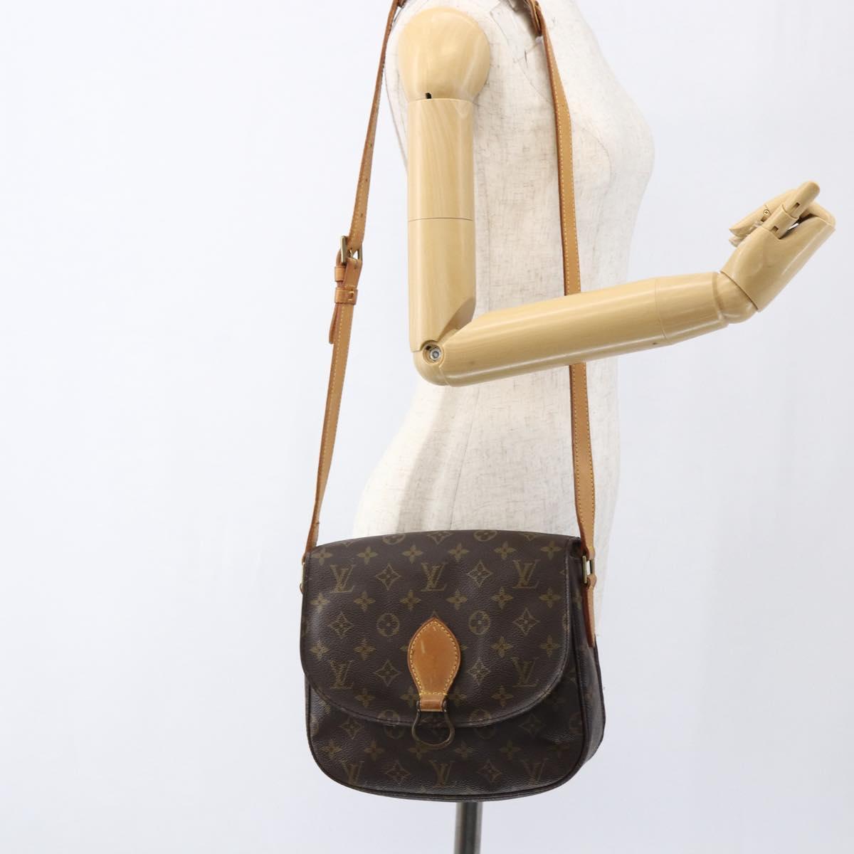 LOUIS VUITTON Monogram Saint Cloud GM Shoulder Bag M51242 LV Auth ep13524