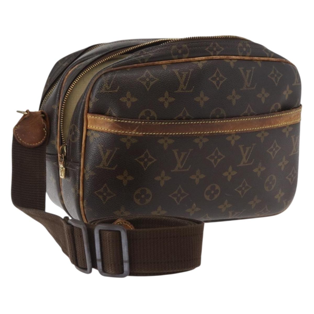 LOUIS VUITTON Monogram Reporter PM Shoulder Bag M45254 LV Auth ep13526