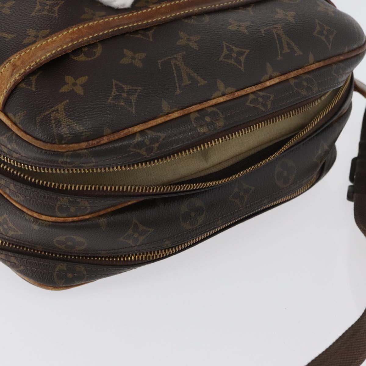 LOUIS VUITTON Monogram Reporter PM Shoulder Bag M45254 LV Auth ep13526