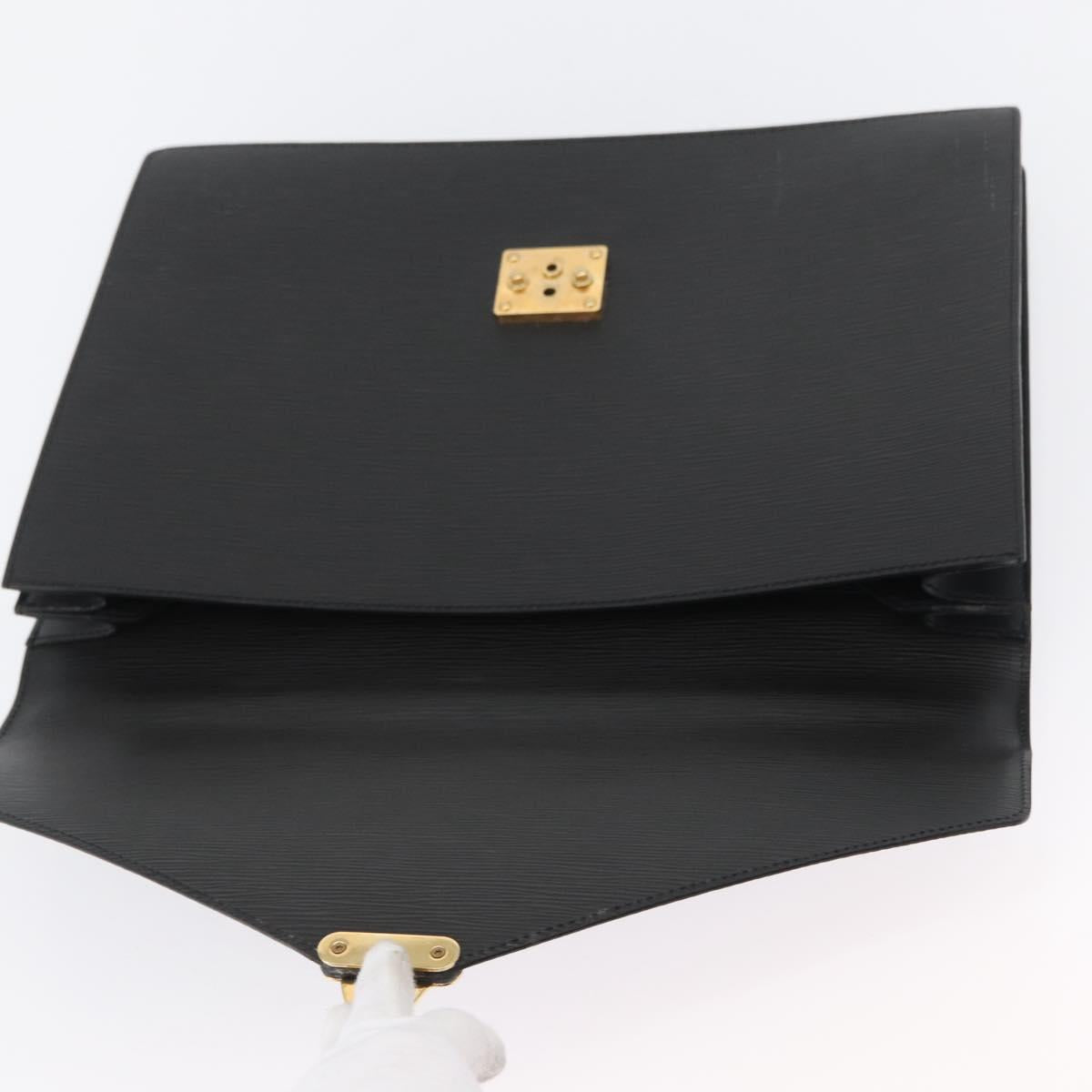 LOUIS VUITTON Epi Serviette Conseiller Briefcase Black M54422 LV Auth ep13531