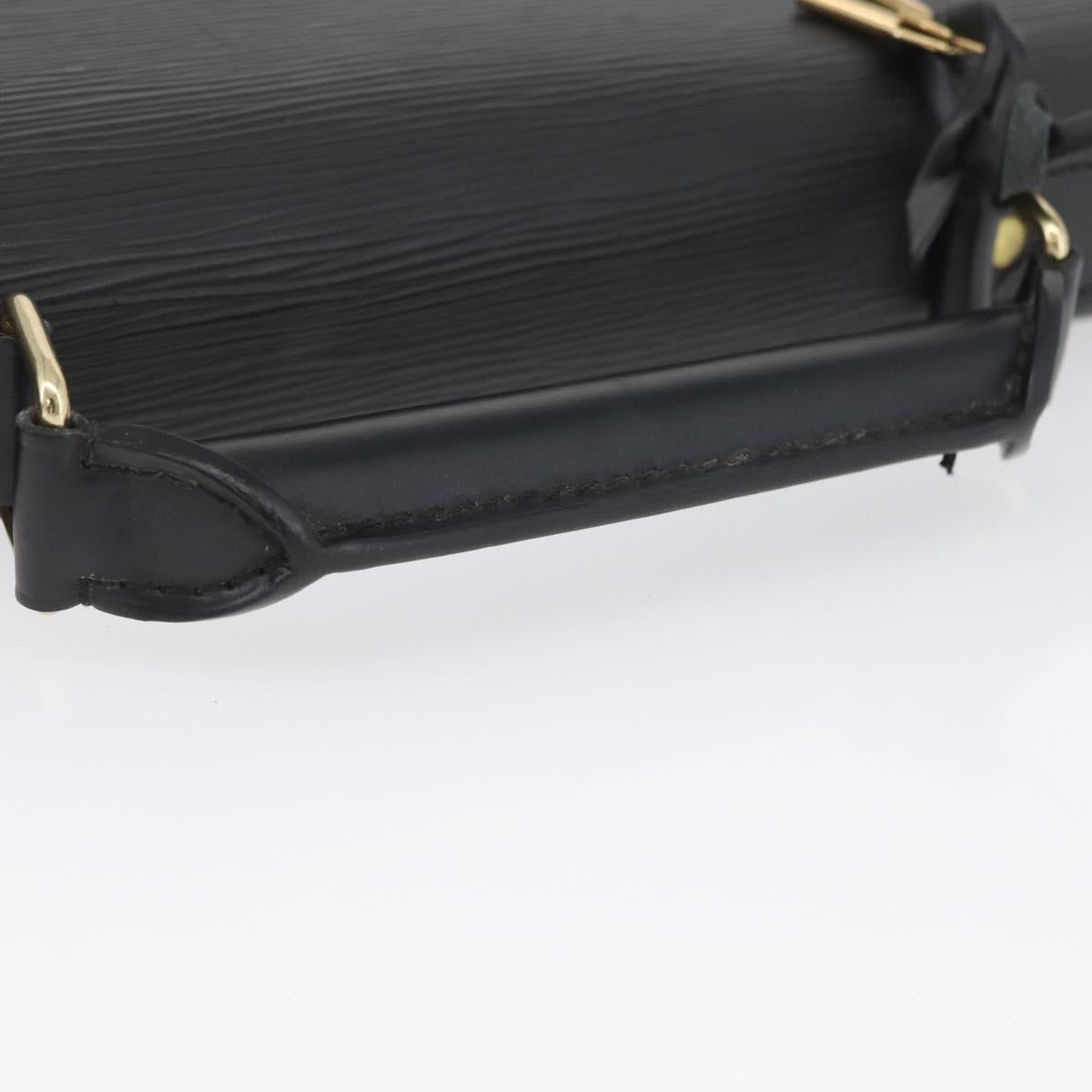 LOUIS VUITTON Epi Serviette Conseiller Briefcase Black M54422 LV Auth ep13531