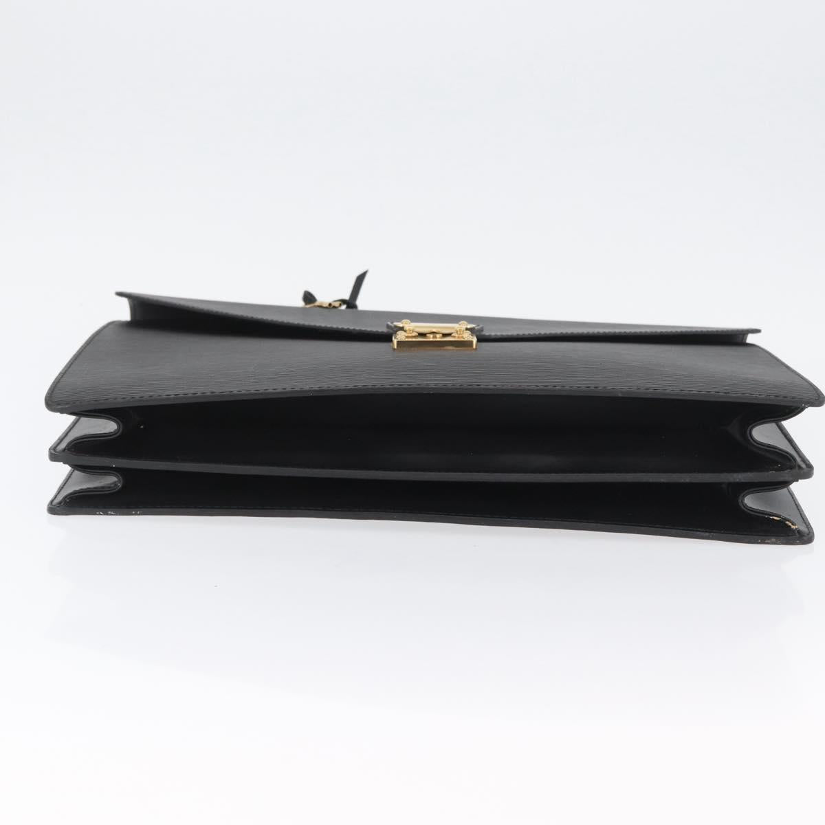 LOUIS VUITTON Epi Serviette Conseiller Briefcase Black M54422 LV Auth ep13531
