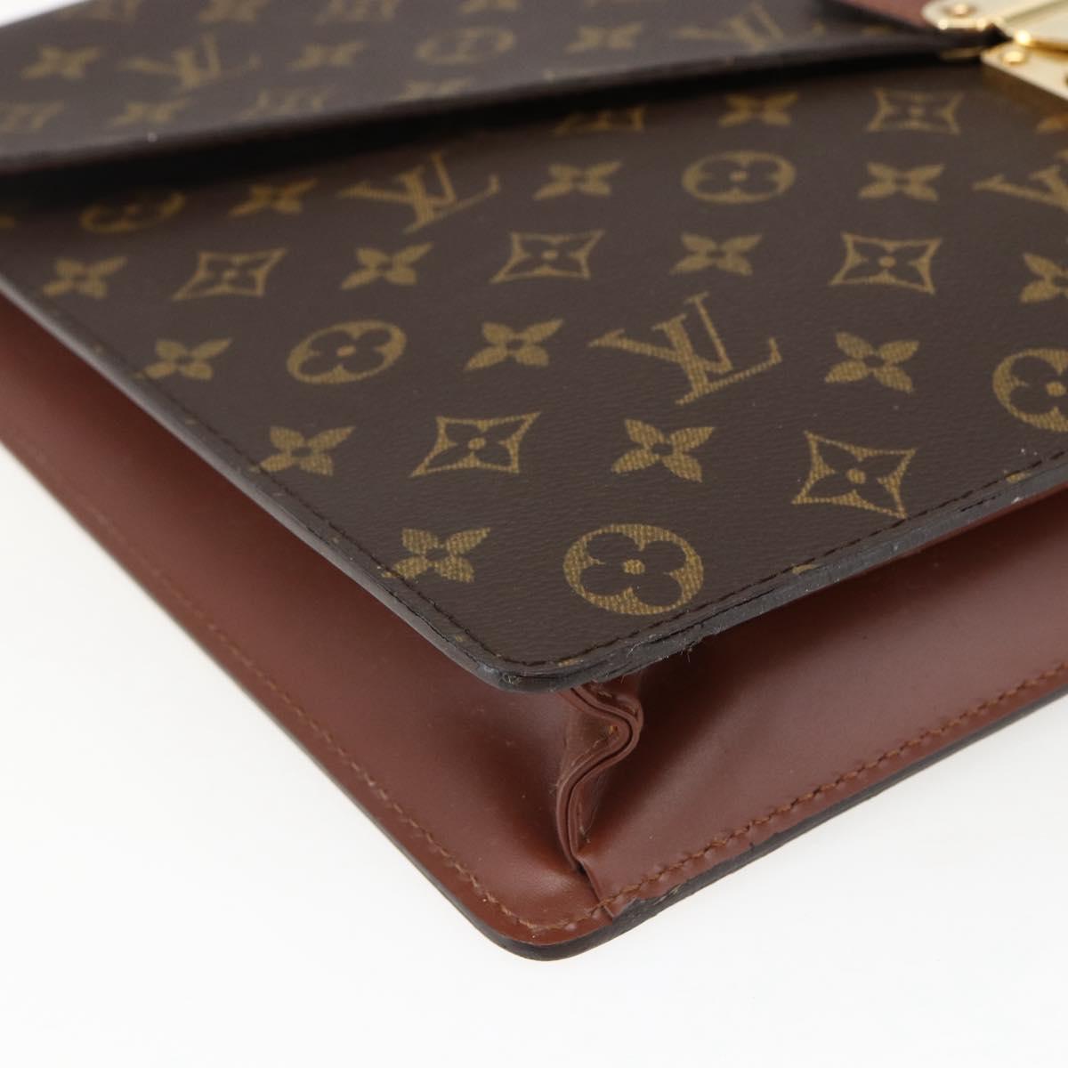 LOUIS VUITTON Monogram Porte Documents Bandouliere Bag M53338 LV Auth ep13533