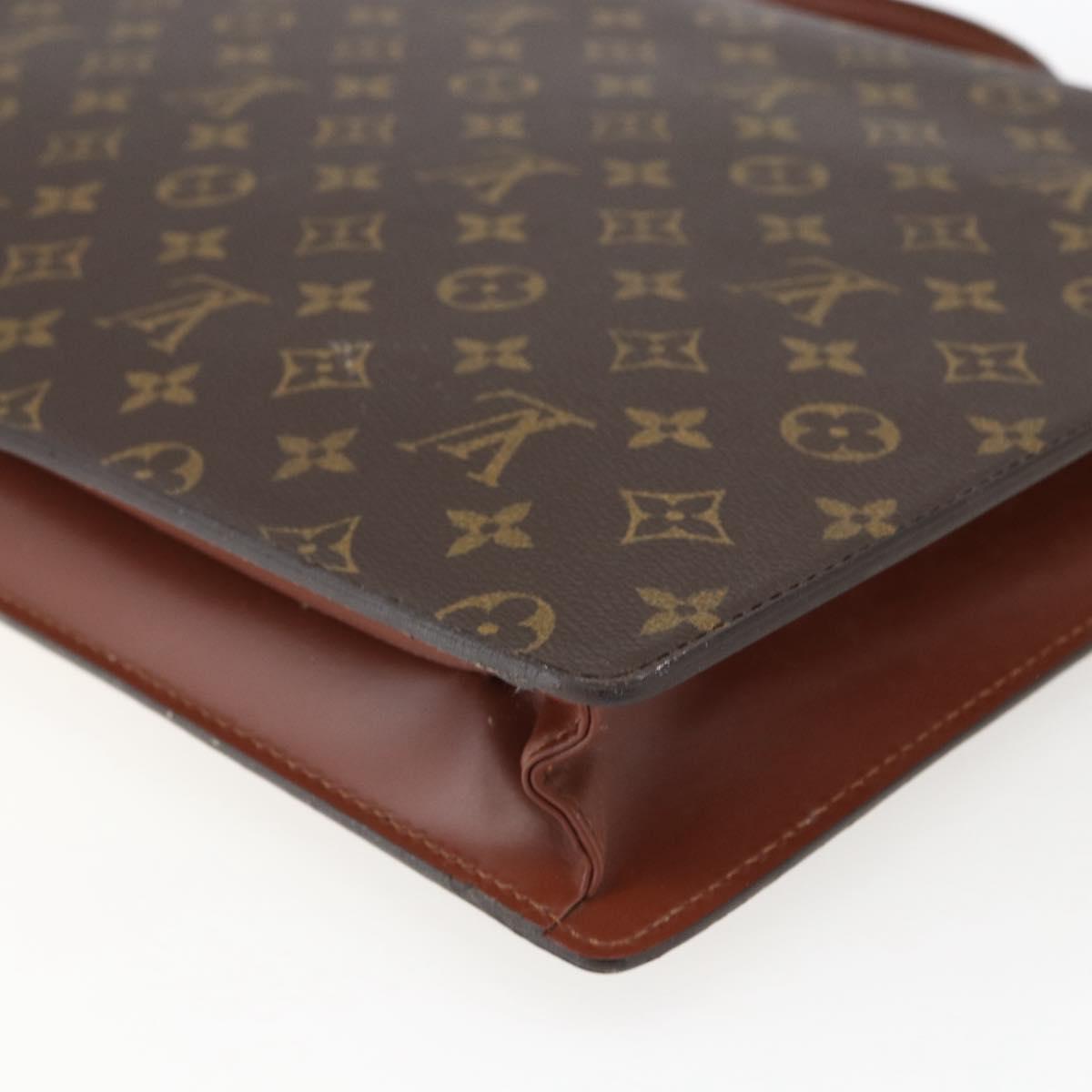 LOUIS VUITTON Monogram Porte Documents Bandouliere Bag M53338 LV Auth ep13533