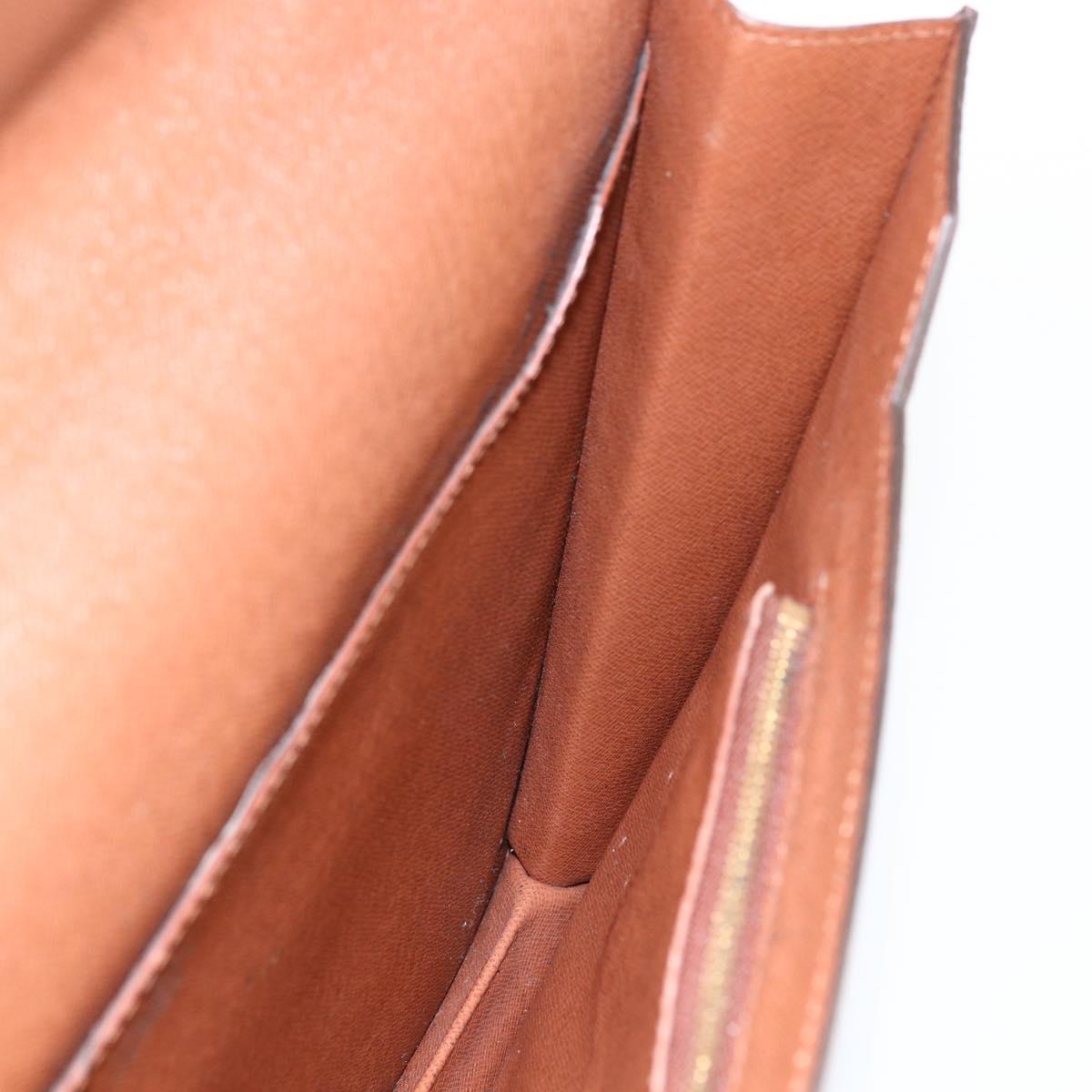 LOUIS VUITTON Monogram Porte Documents Bandouliere Bag M53338 LV Auth ep13533