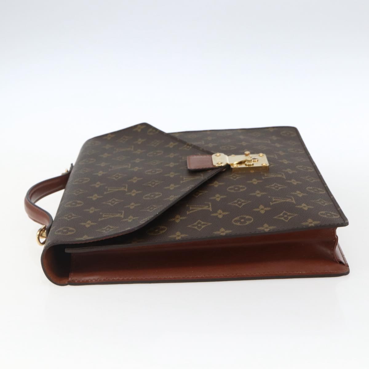LOUIS VUITTON Monogram Porte Documents Bandouliere Bag M53338 LV Auth ep13533