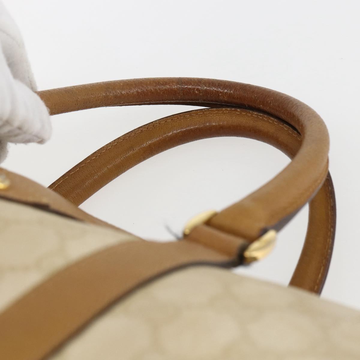 GUCCI GG Supreme Boston Bag PVC Ivory Gold 40 02 007 Auth ep13537