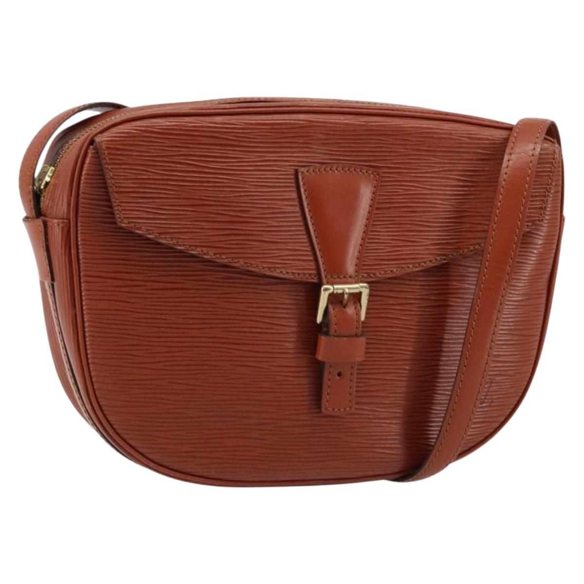 LOUIS VUITTON Epi Jeune FilleMM Shoulder Bag Brown M52153 LV Auth ep13542