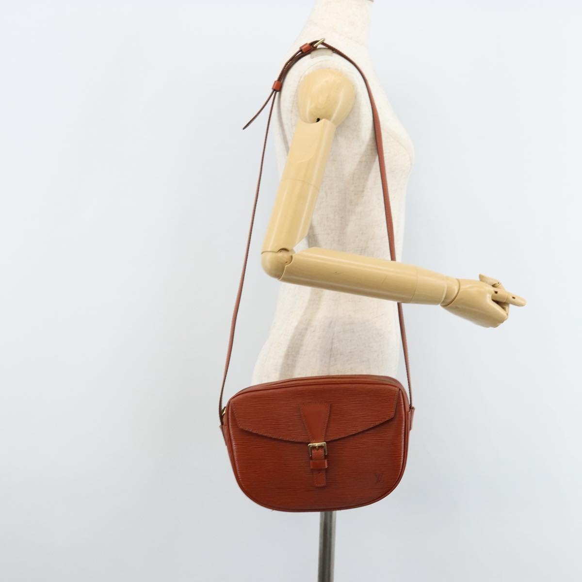 LOUIS VUITTON Epi Jeune FilleMM Shoulder Bag Brown M52153 LV Auth ep13542