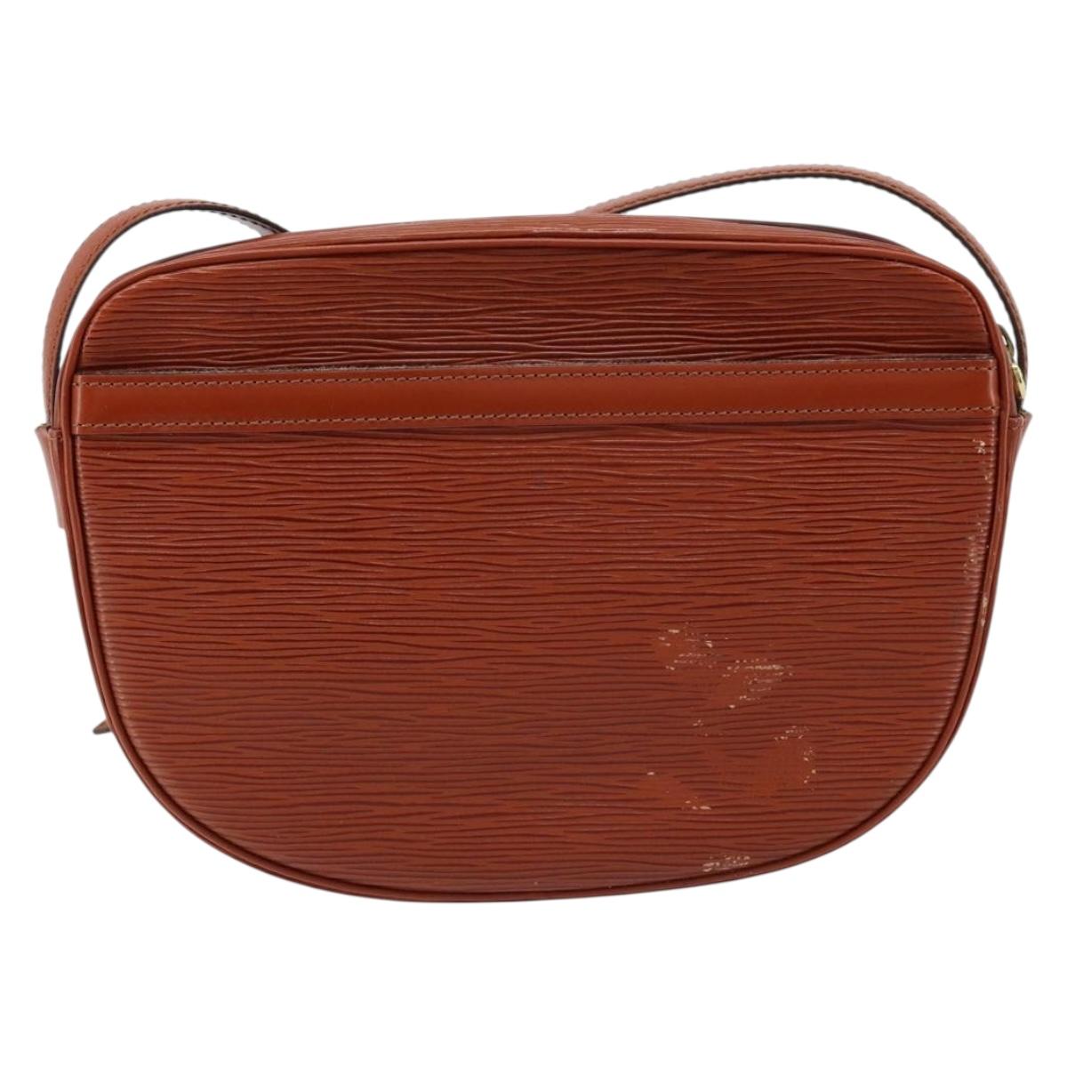 LOUIS VUITTON Epi Jeune FilleMM Shoulder Bag Brown M52153 LV Auth ep13542