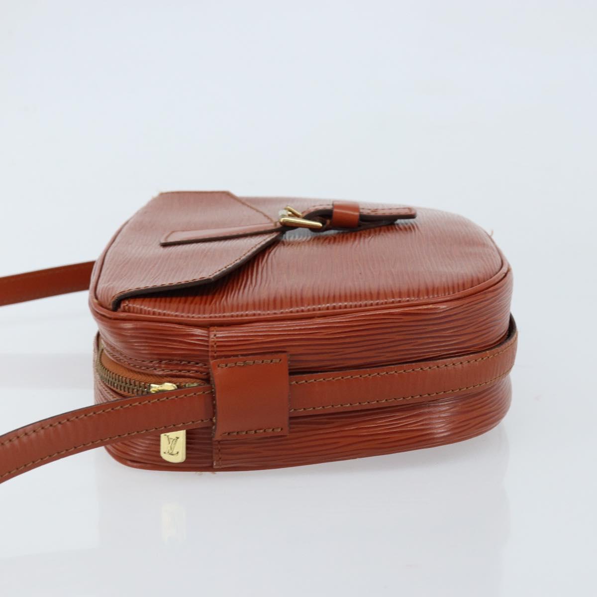 LOUIS VUITTON Epi Jeune FilleMM Shoulder Bag Brown M52153 LV Auth ep13542