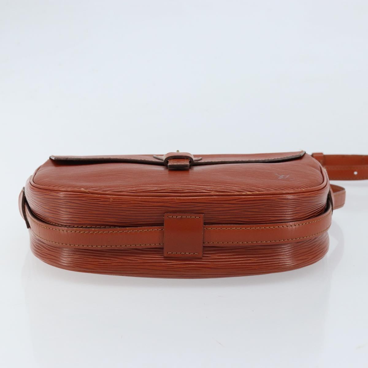 LOUIS VUITTON Epi Jeune FilleMM Shoulder Bag Brown M52153 LV Auth ep13542