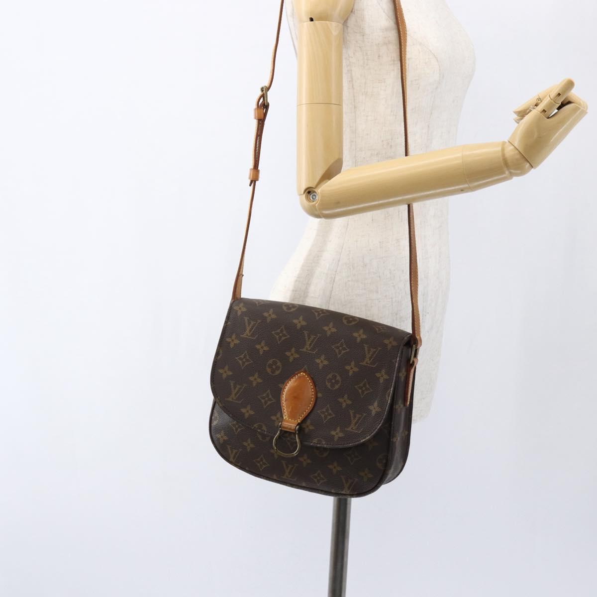 LOUIS VUITTON Monogram Saint Cloud GM Shoulder Bag M51242 LV Auth ep13553
